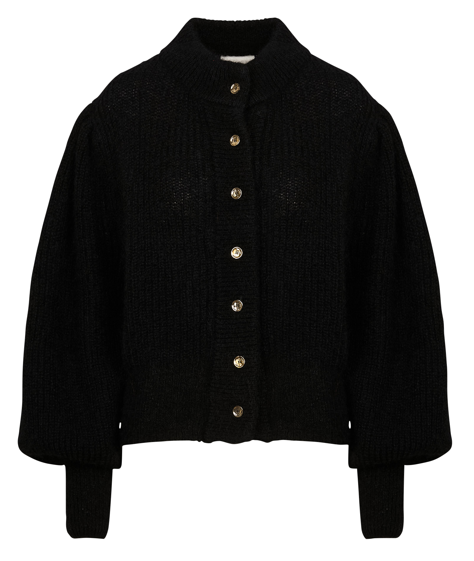 Cardigan en mohair et laine mélangé THE LABEL EDITION Noir