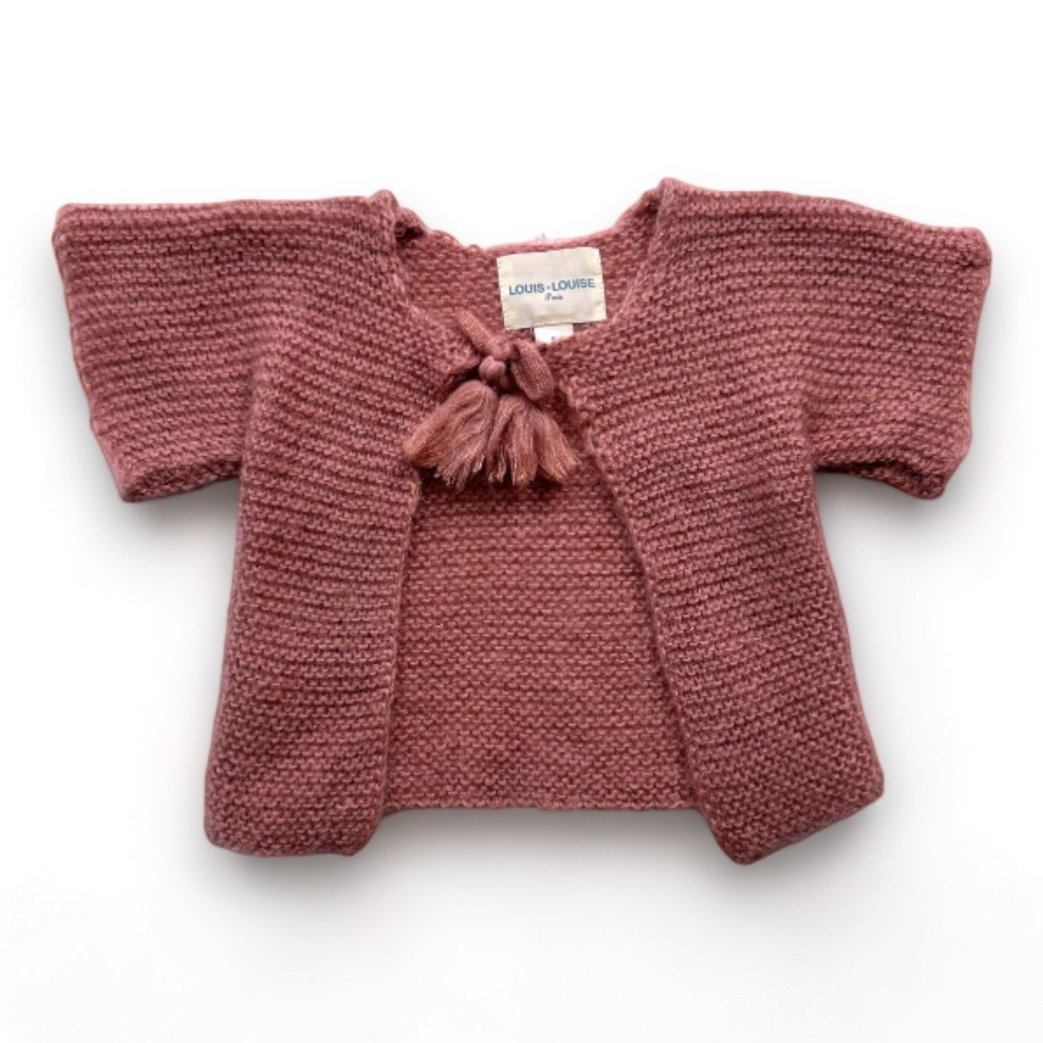 Pink baby cardigan - 6 months LOUIS LOUISE - Seconde Main Pink