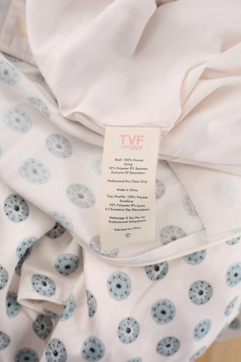 White dress DIANE VON FURSTENBERG - Seconde Main White