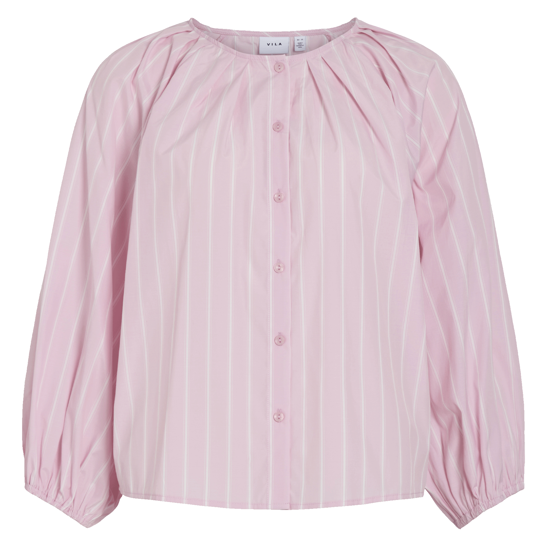 Weites Hemd mit Rundhalsausschnitt VILA Violett