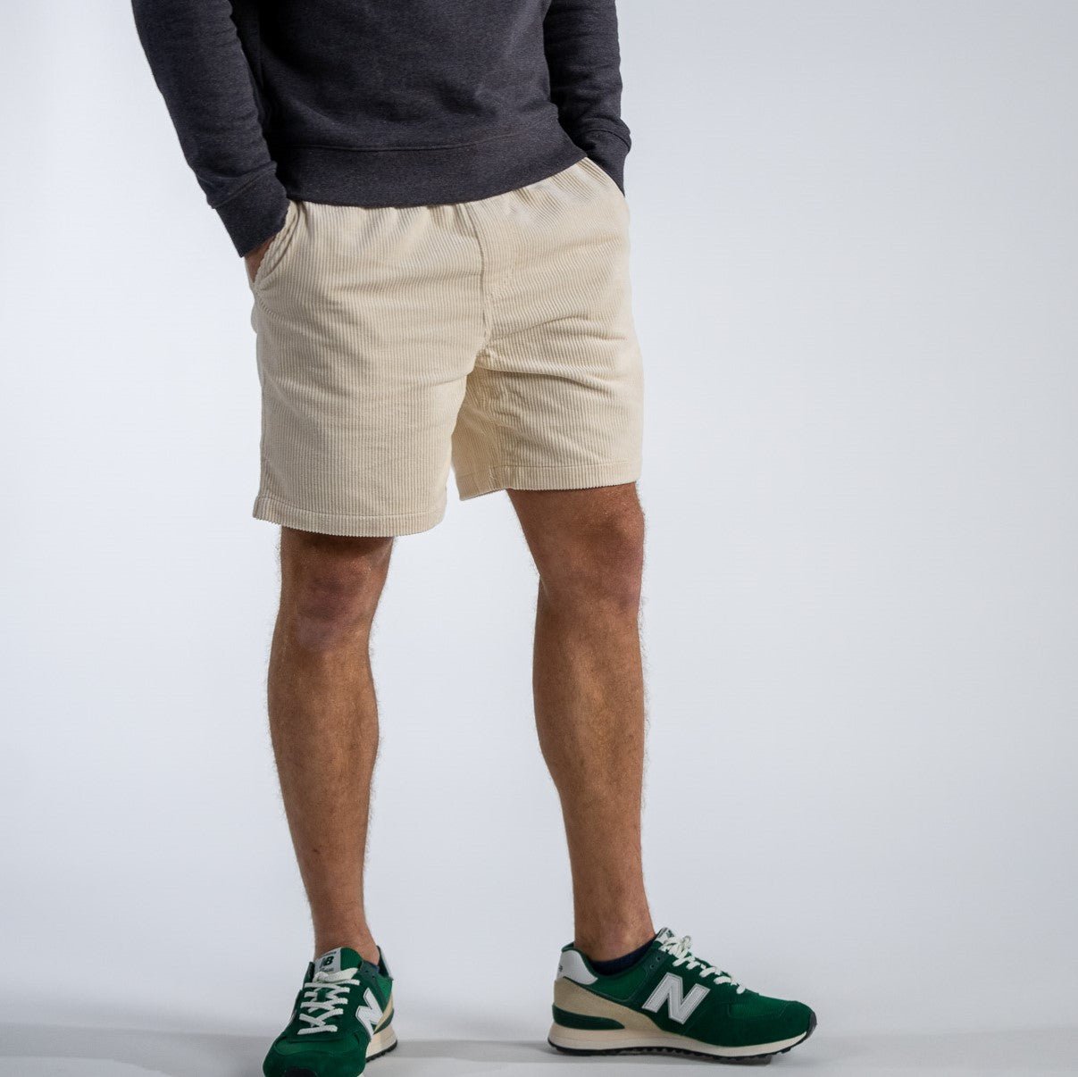 Ridge velvet shorts BILLYBELT Beige