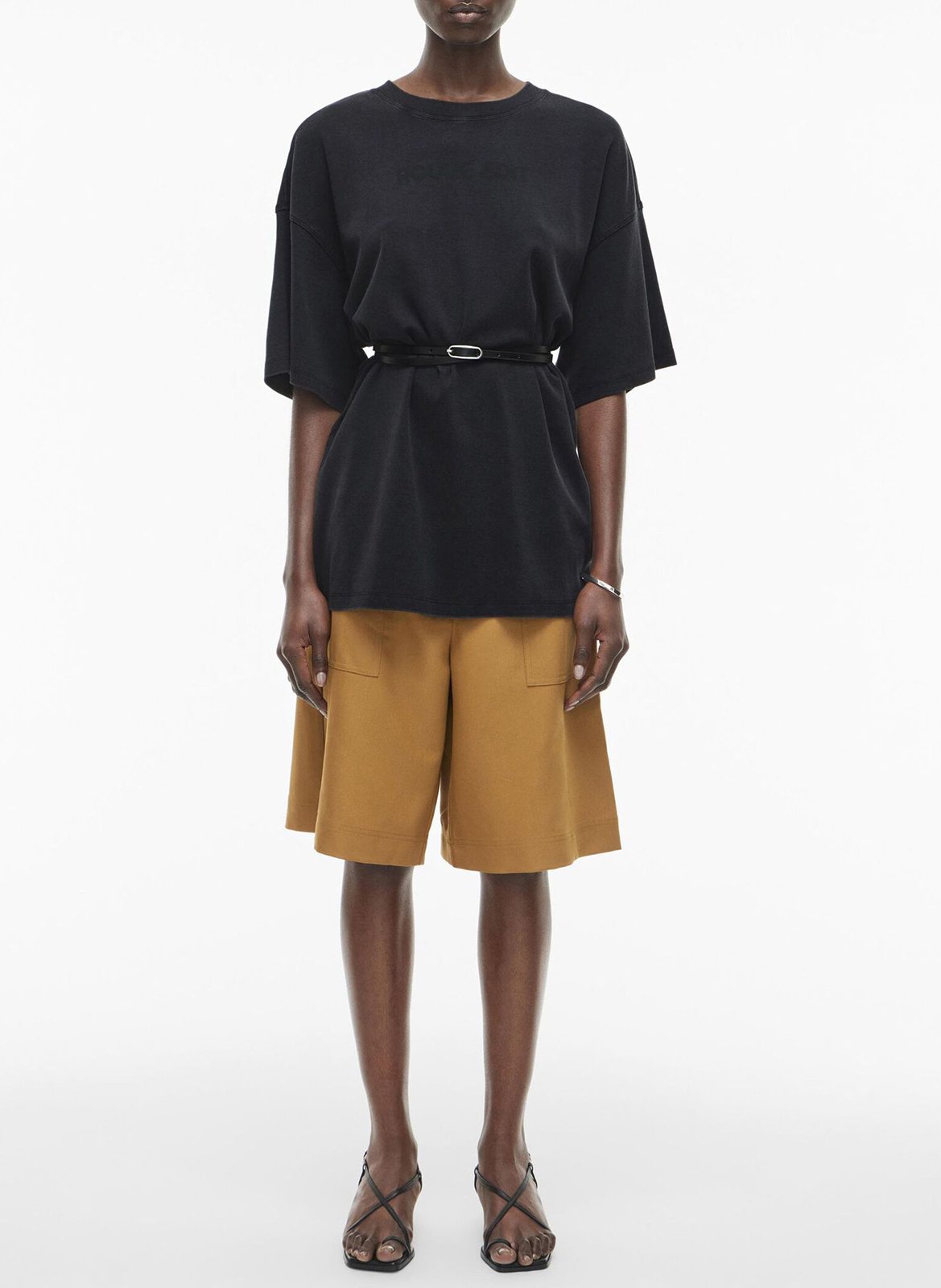 Oversized organic cotton T-shirt ROUGE EDIT Grey