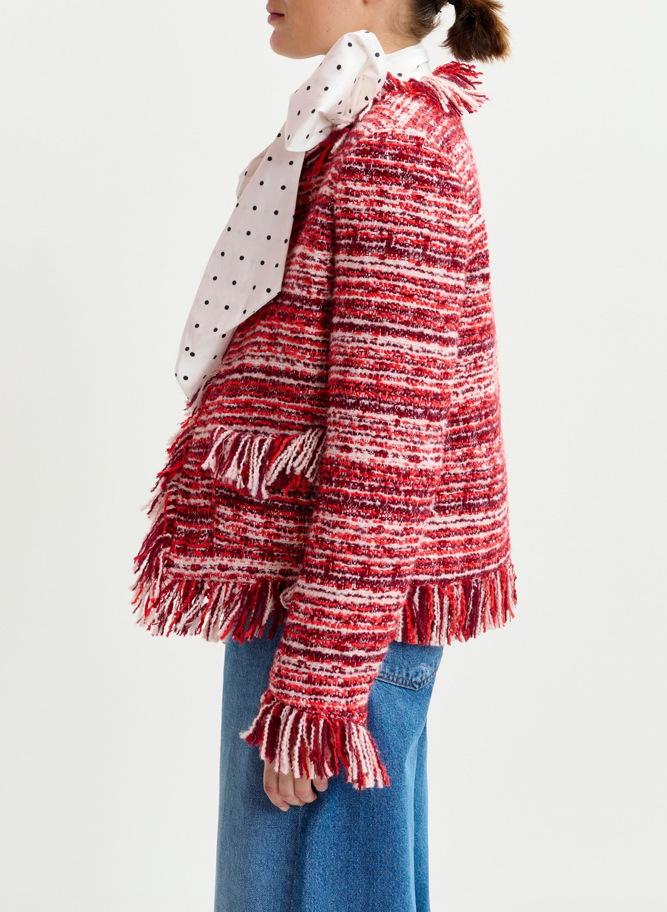 Veste col rond  ESSENTIEL ANTWERP Rouge