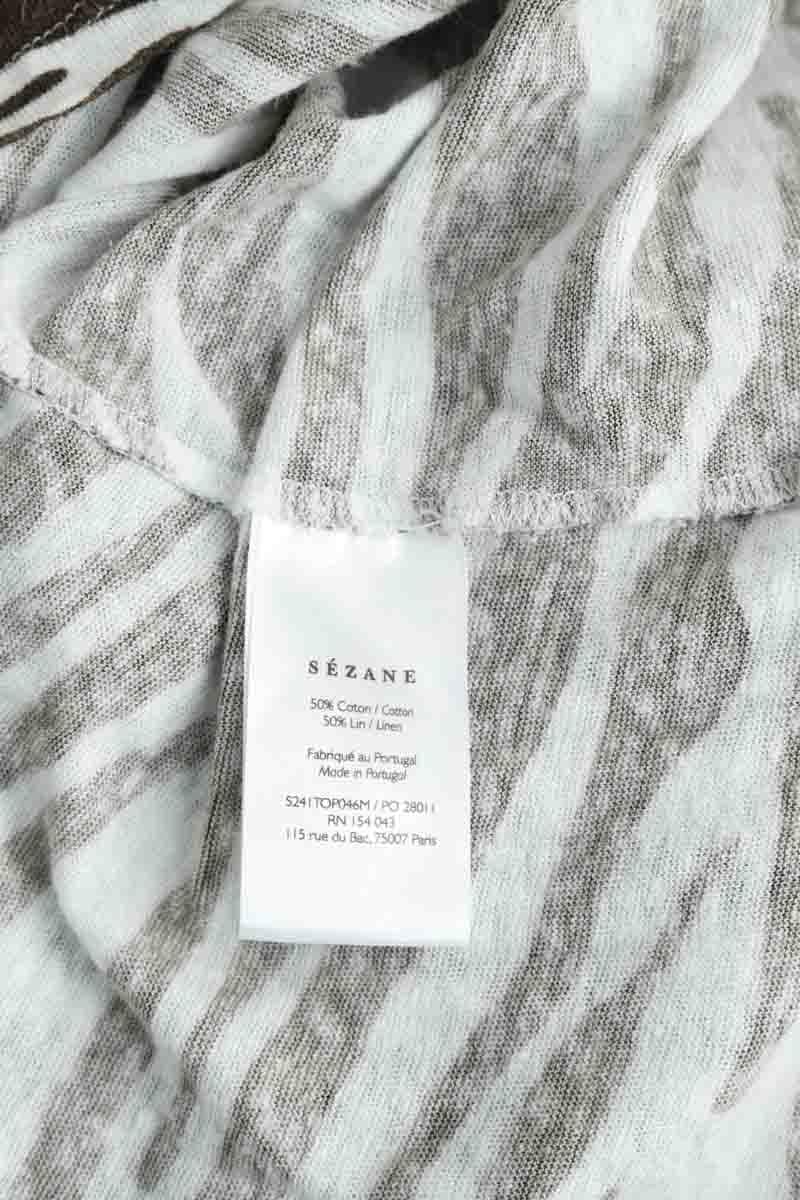 Sleeveless cotton top SEZANE - Seconde main Brown