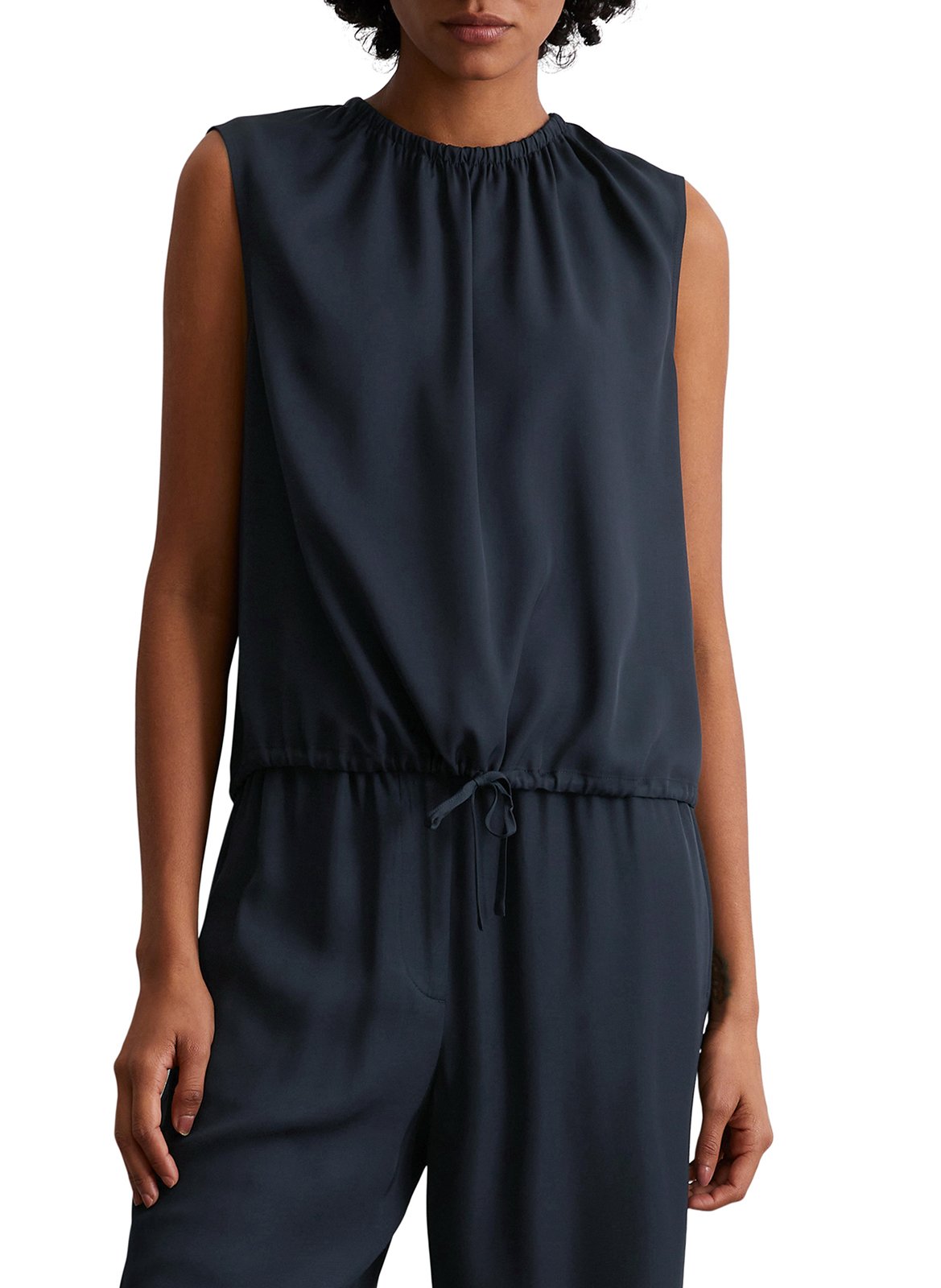 Bedrucktes Viskose-Top MARC O&#039;POLO Blau