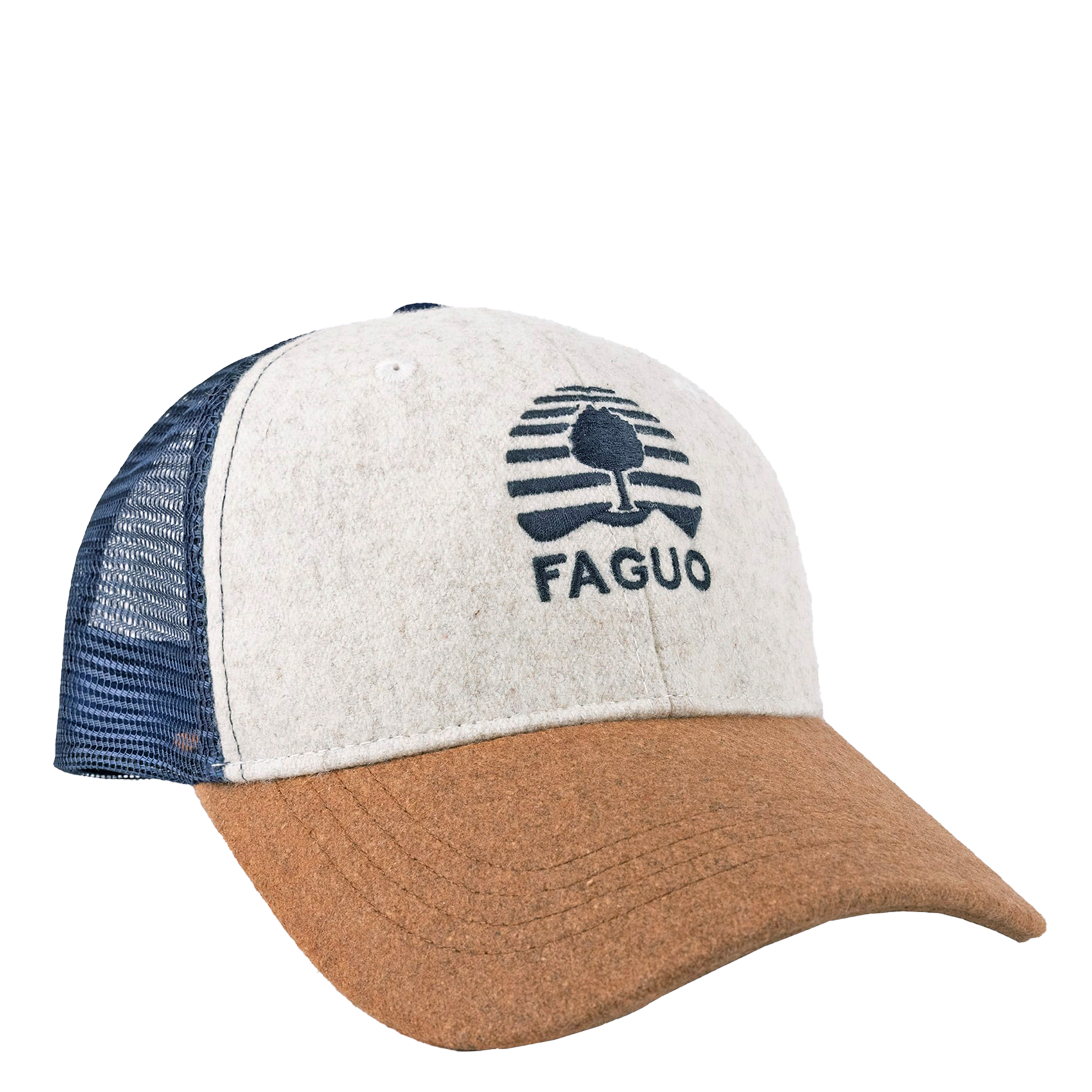 Wool-blend cap FAGUO Blue