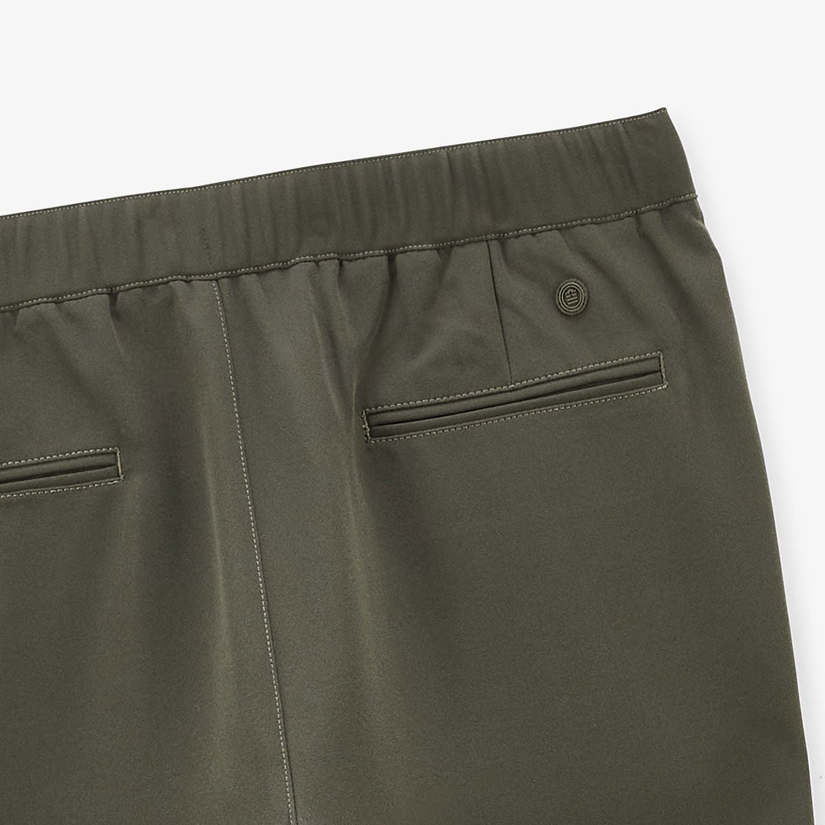 Elasticated waist chino pants SERGE BLANCO Green