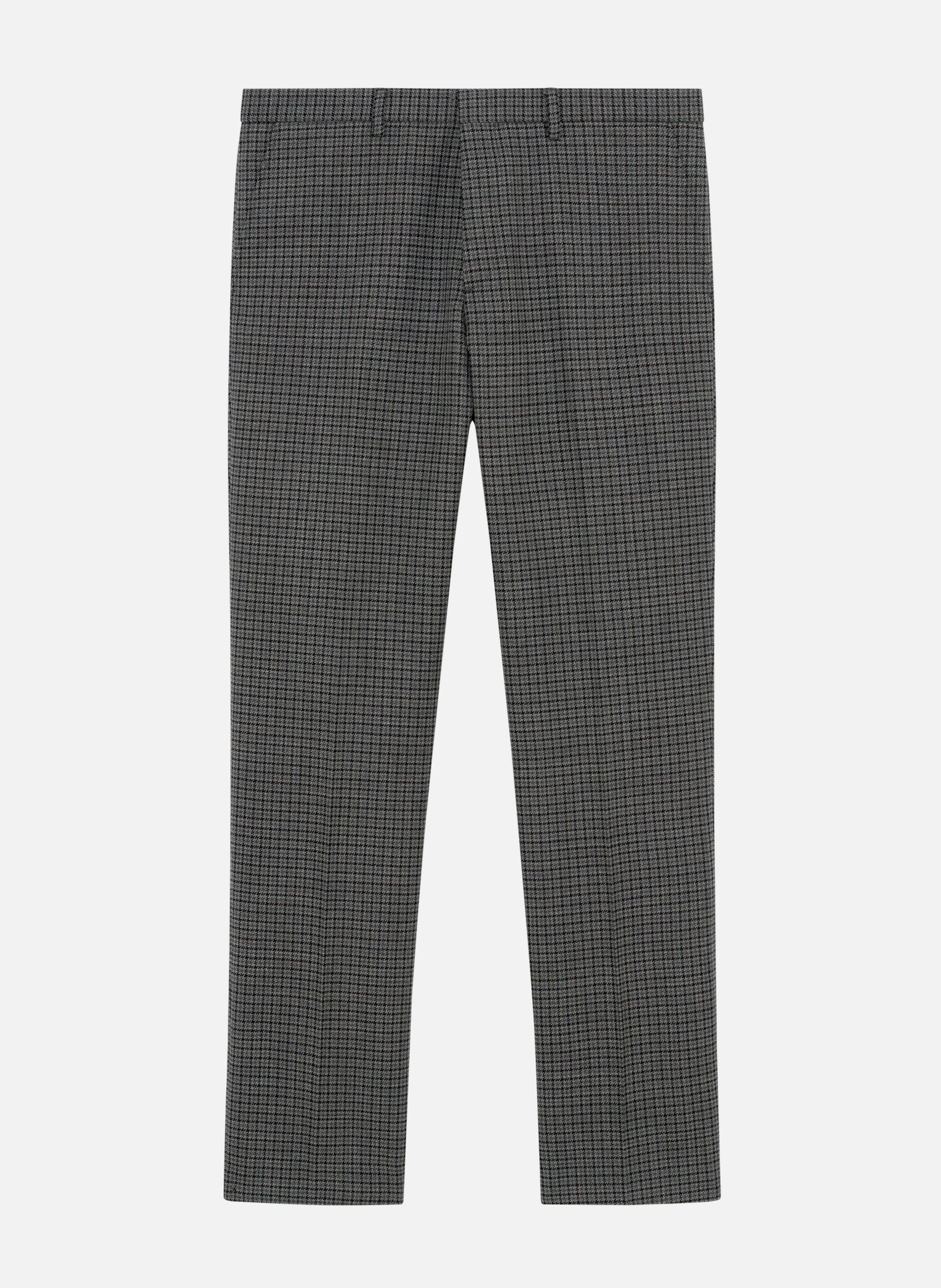 Straight houndstooth suit pants THE KOOPLES Grey
