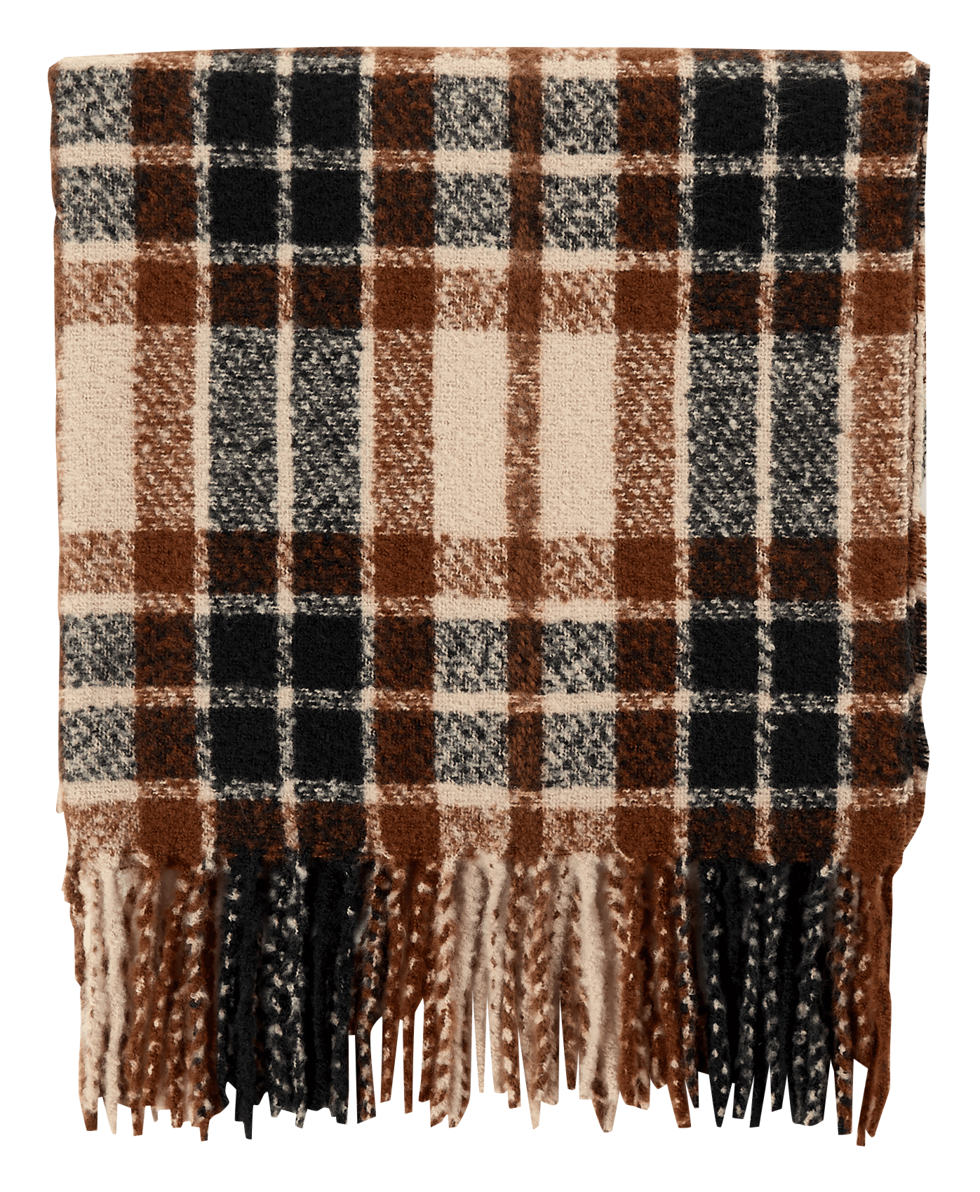 Karierter Schal SAISON 1865 Schwarz