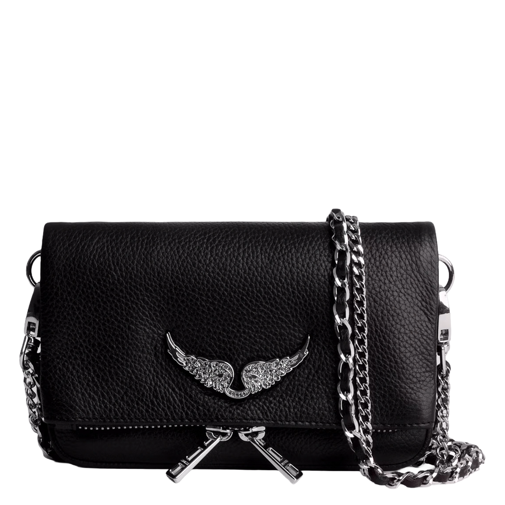 Nerfleren clutch ZADIG&VOLTAIRE Zwart