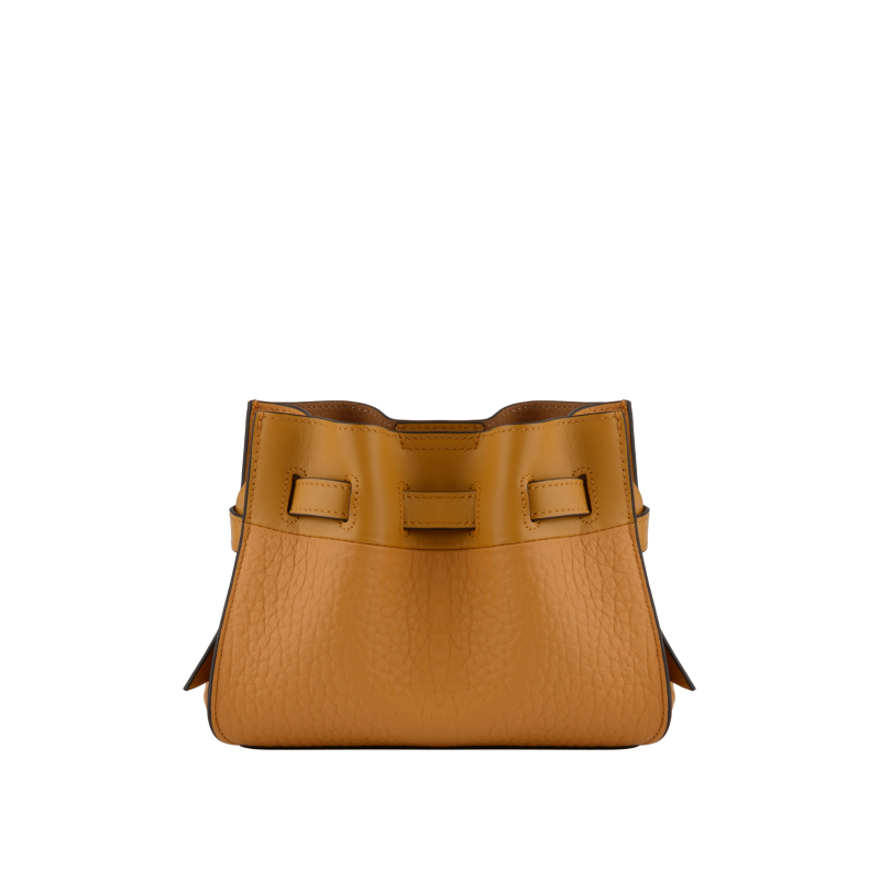 Shoulder bag - cowhide leather POURCHET Red