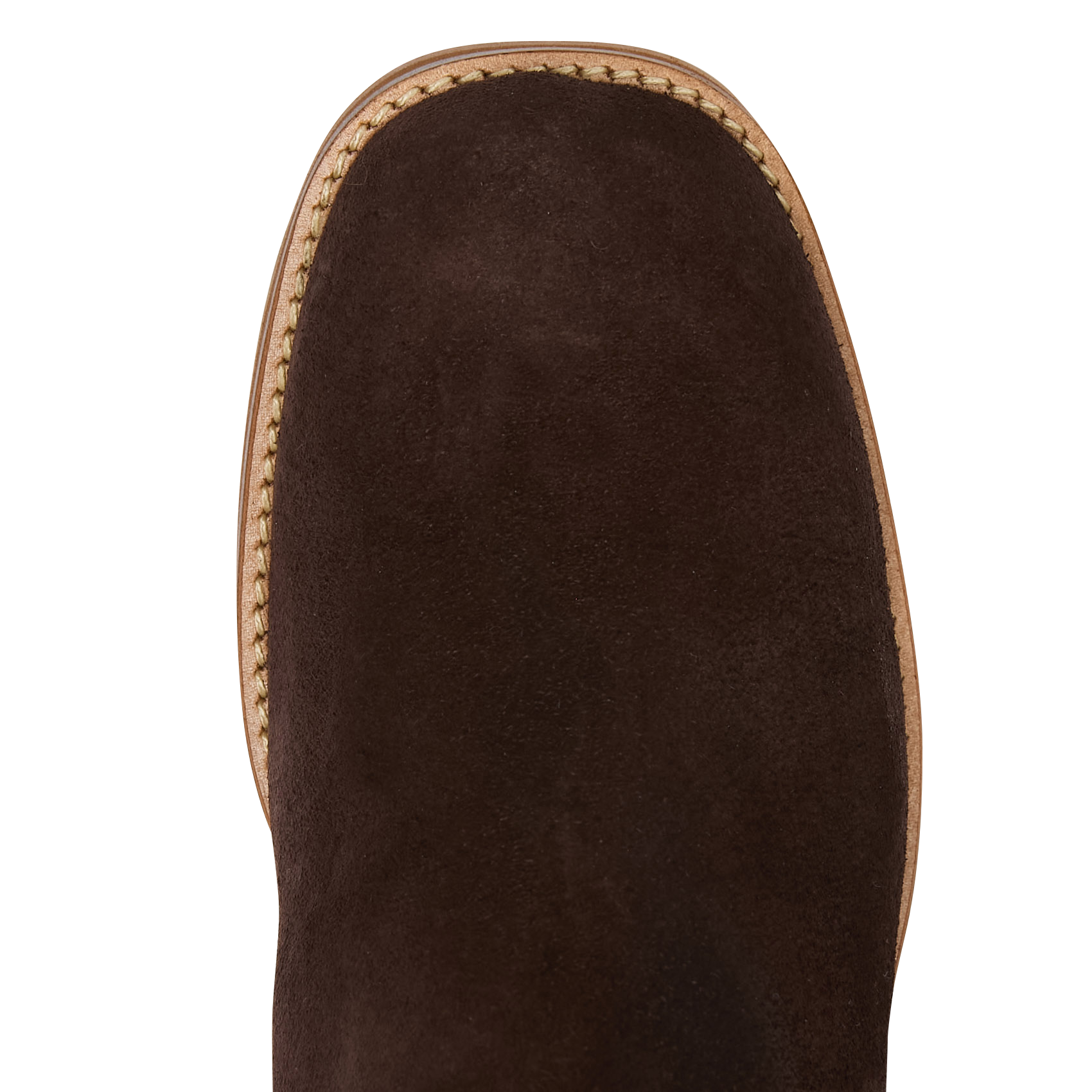 Bottes hautes en cuir velours MAISON 123 Marron