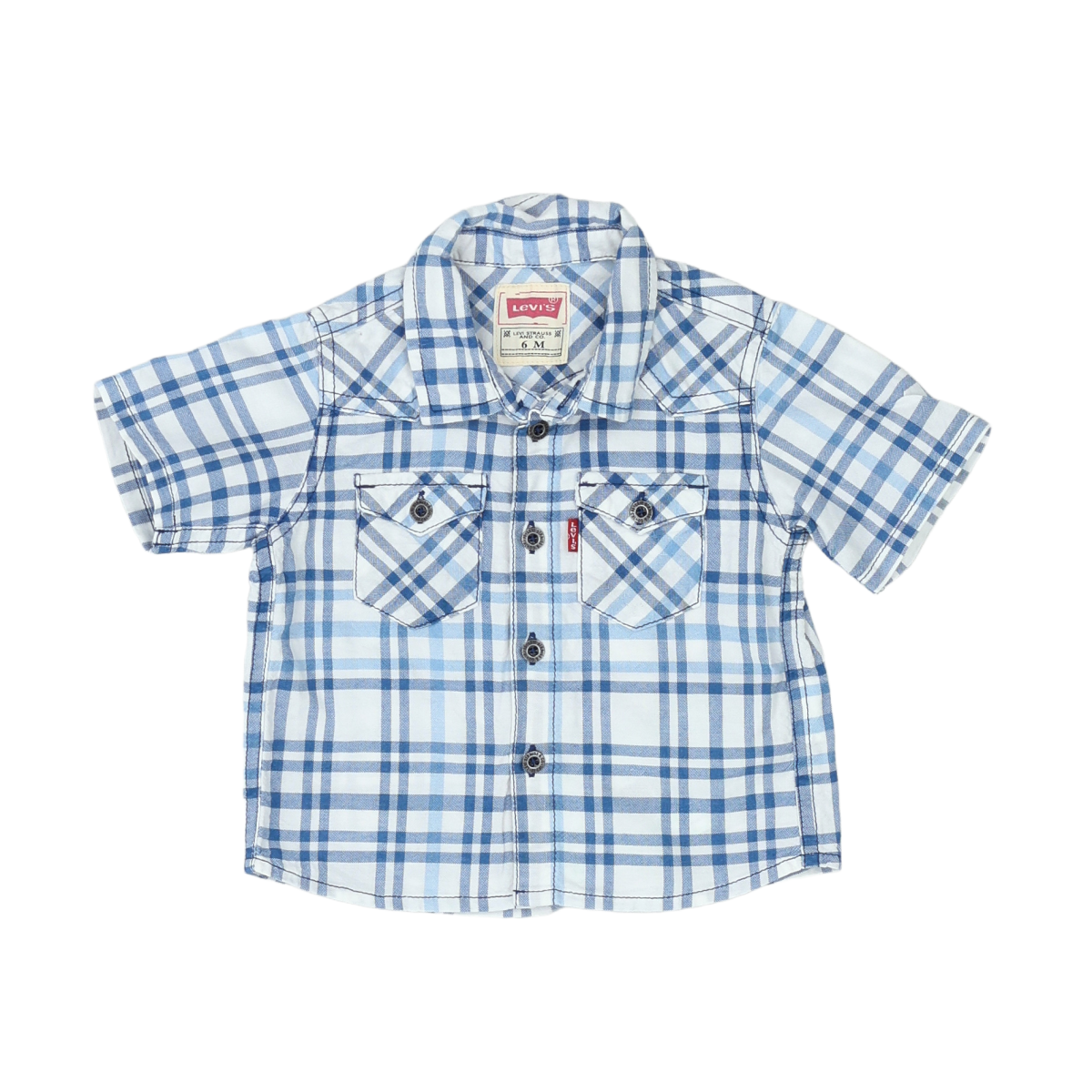 Blue baby shirt - 6 months LEVI'S - Seconde main Blue