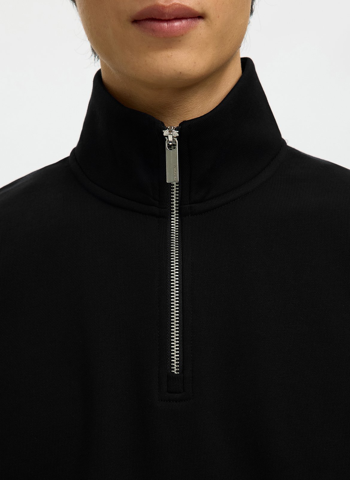 Regular-fit polo shirt SELECTED Black