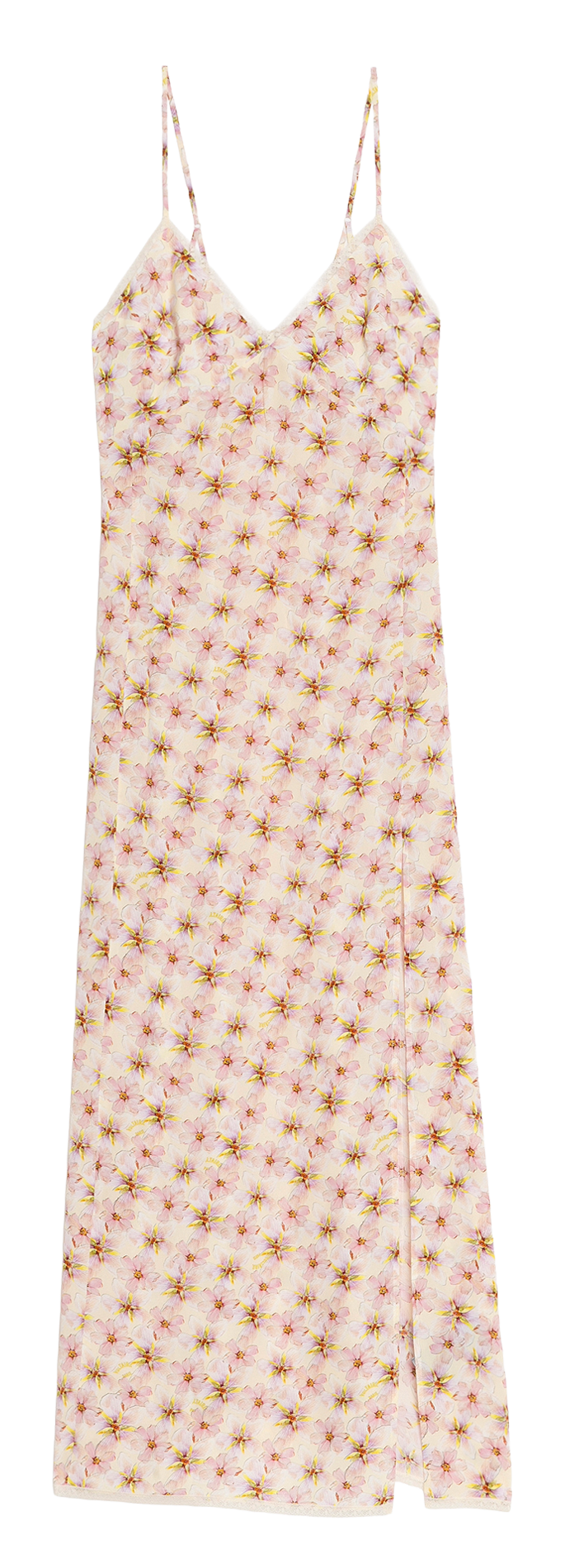 Long printed dress with straps ZADIG&VOLTAIRE Yellow