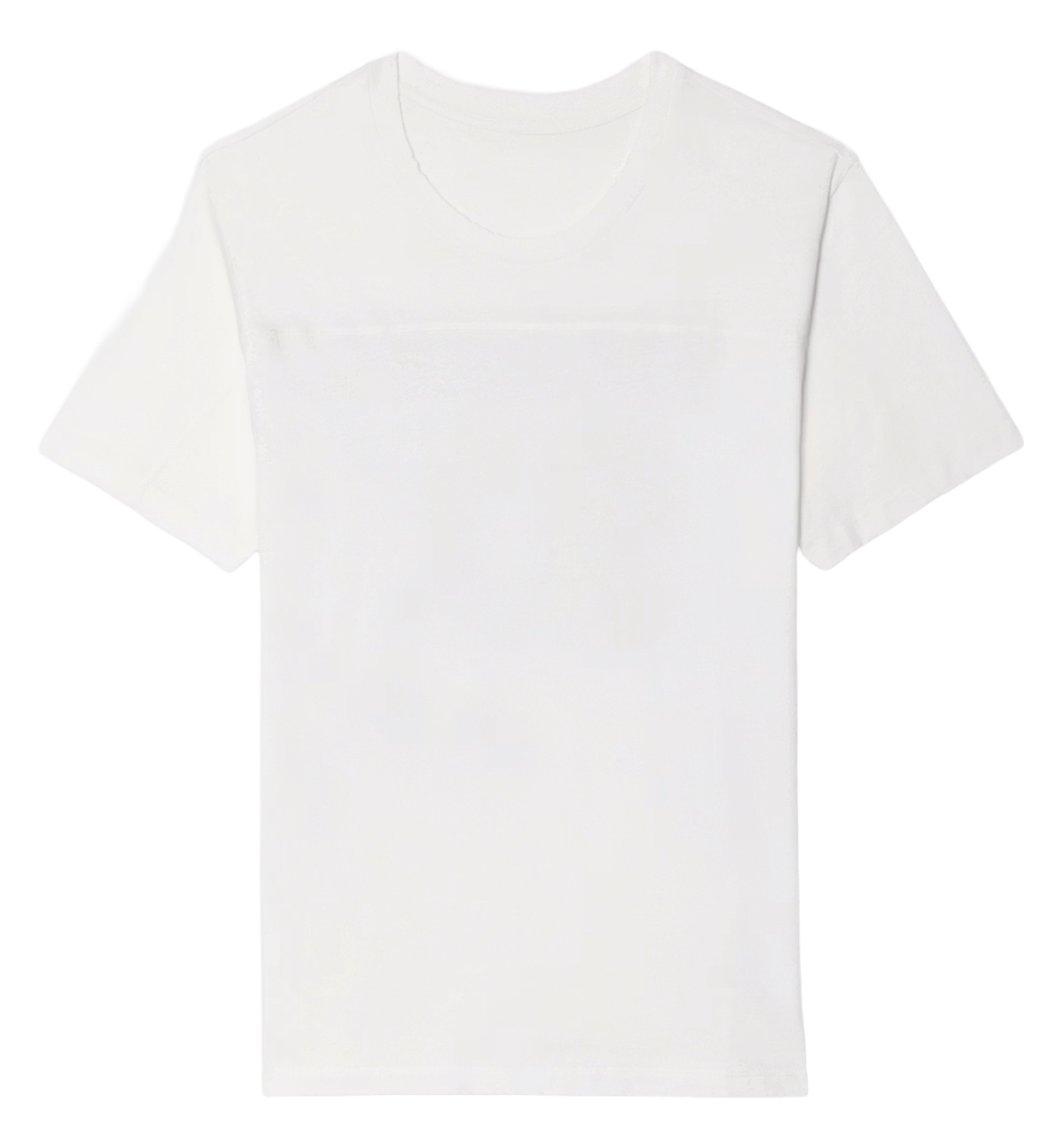 Tee-shirt droit col rond en coton sérigraphié ZADIG&VOLTAIRE Blanc