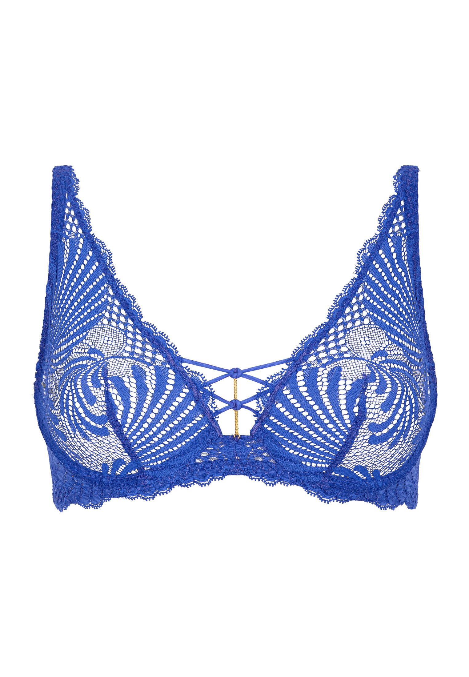 Architecture underwired triangle bra AUBADE Blue