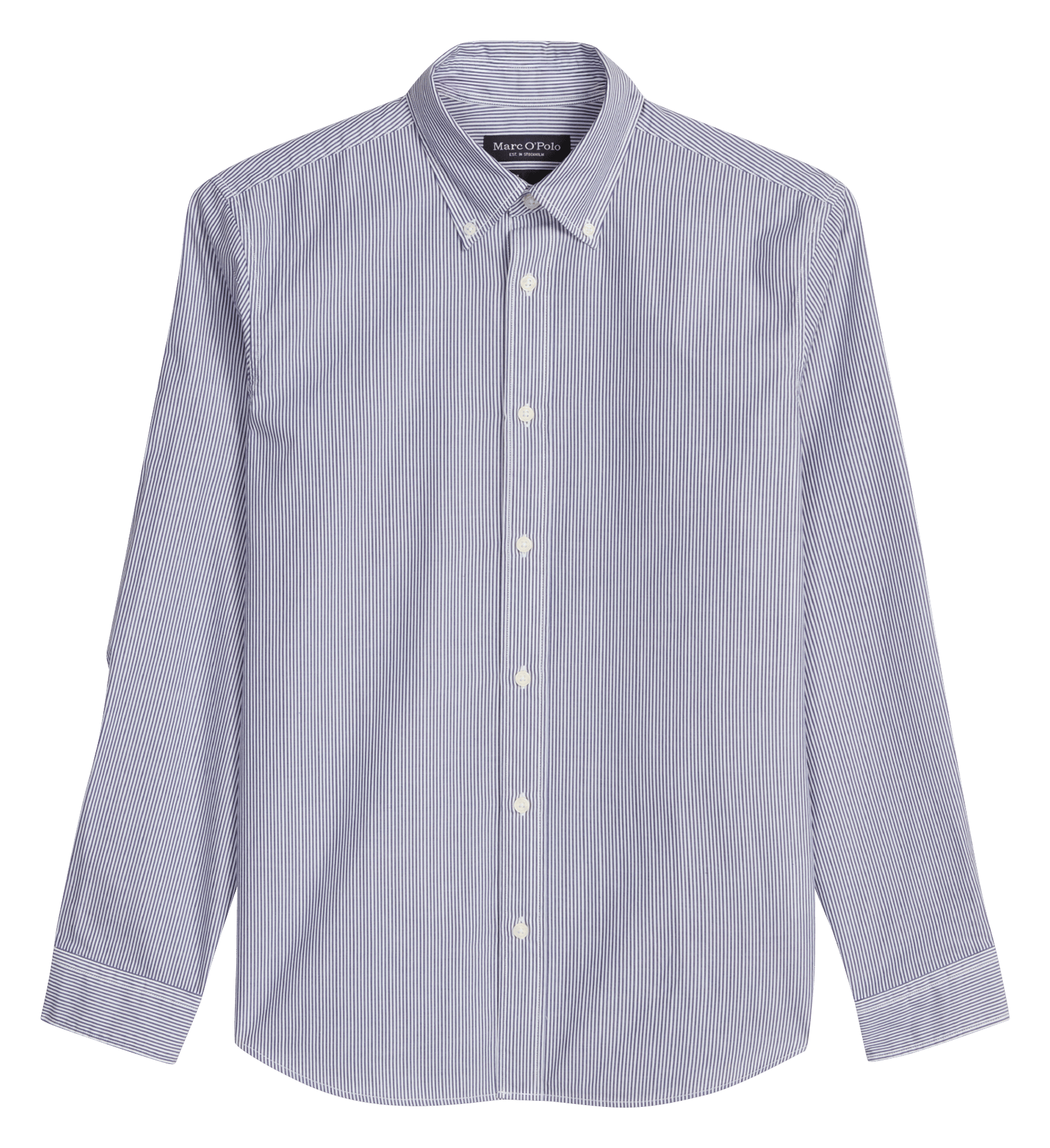 Gerade geschnittene Streifenbluse aus Baumwolle MARC O'POLO Mehrfarbig