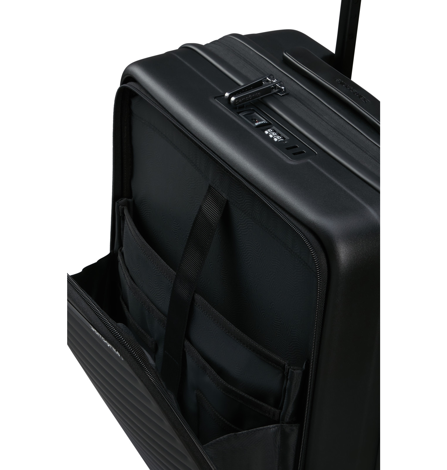 Restackd valise 4 roues taille s SAMSONITE Noir