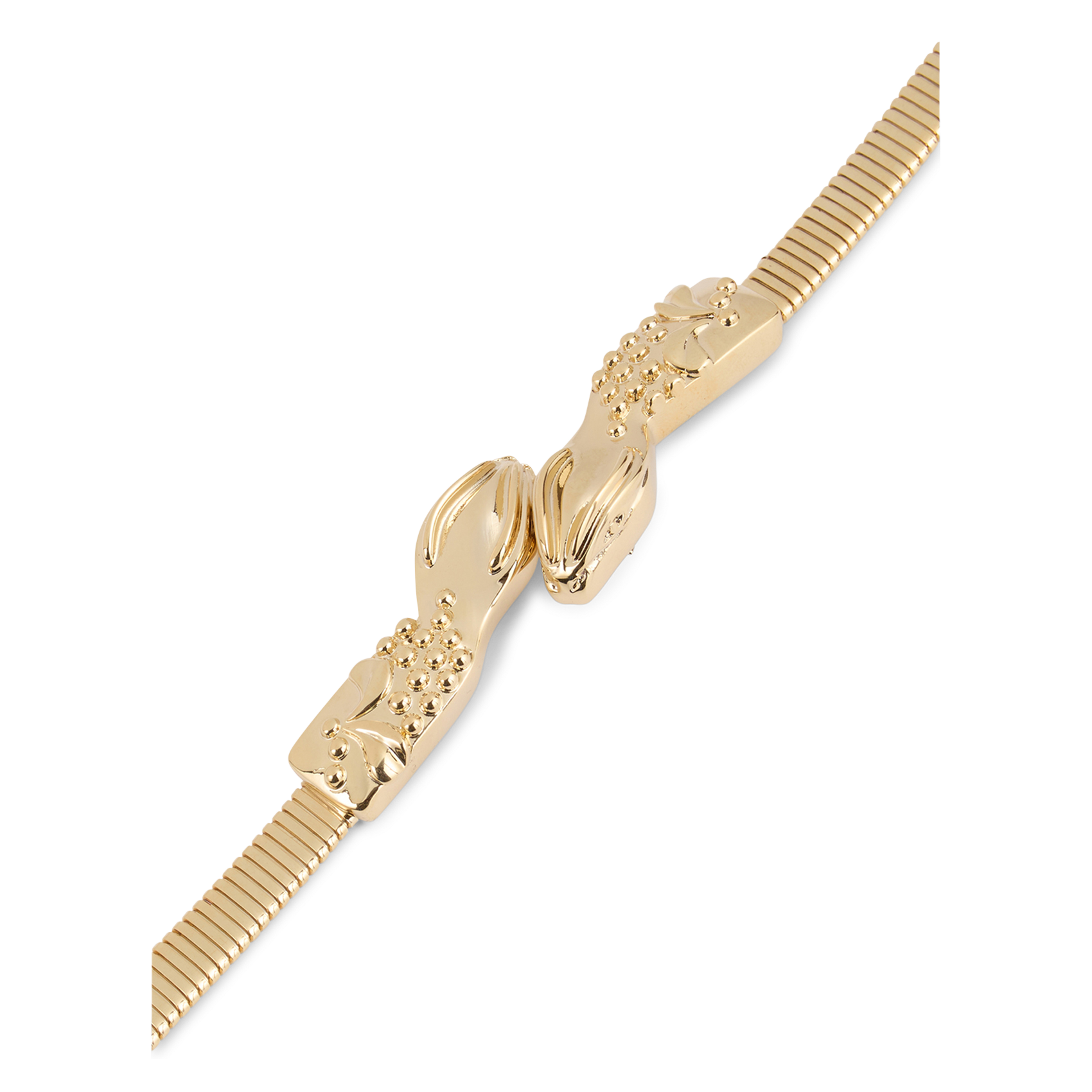 Riem met koperen slangen BA&SH Goudkleurig