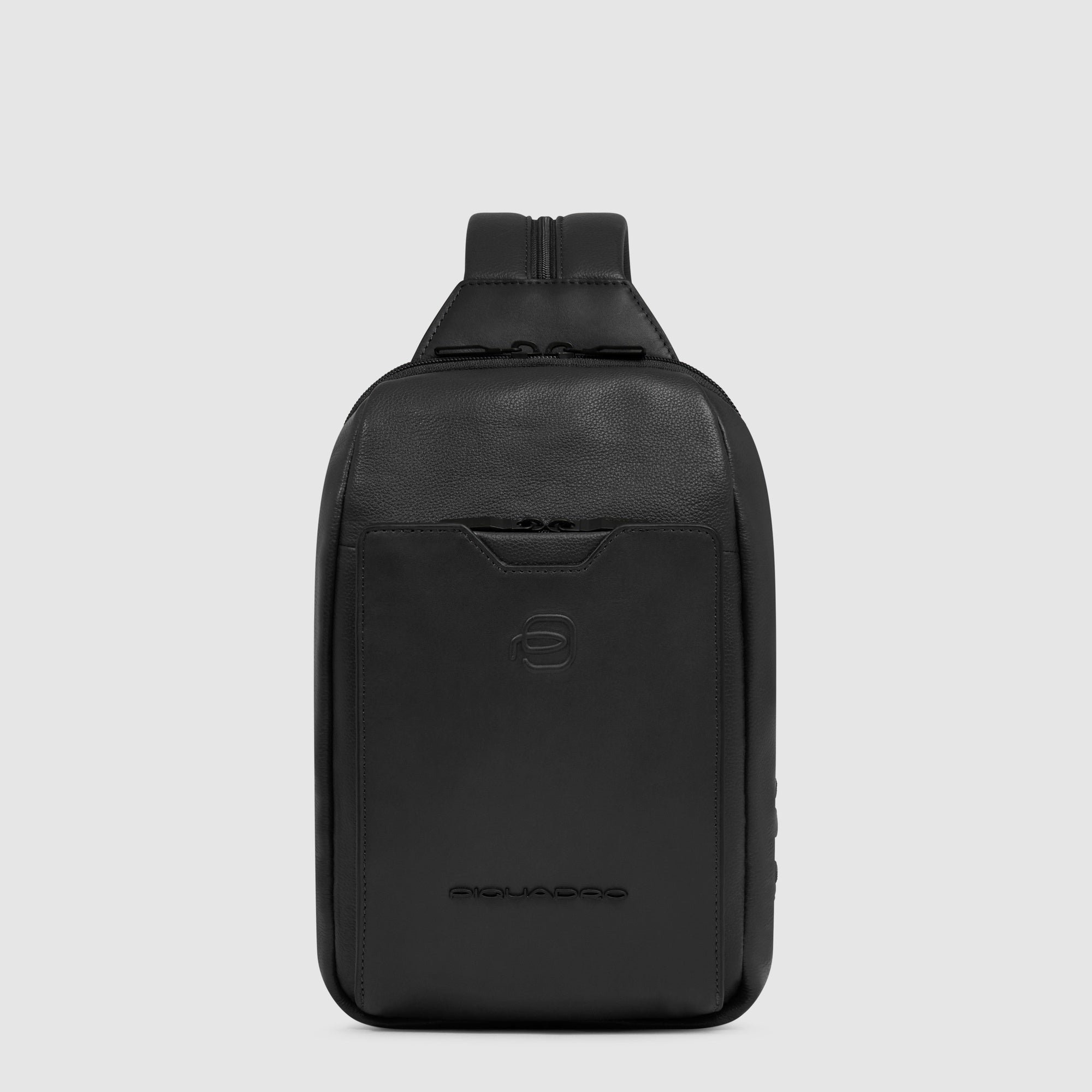 Convertible chest bag into backpack PIQUADRO Black