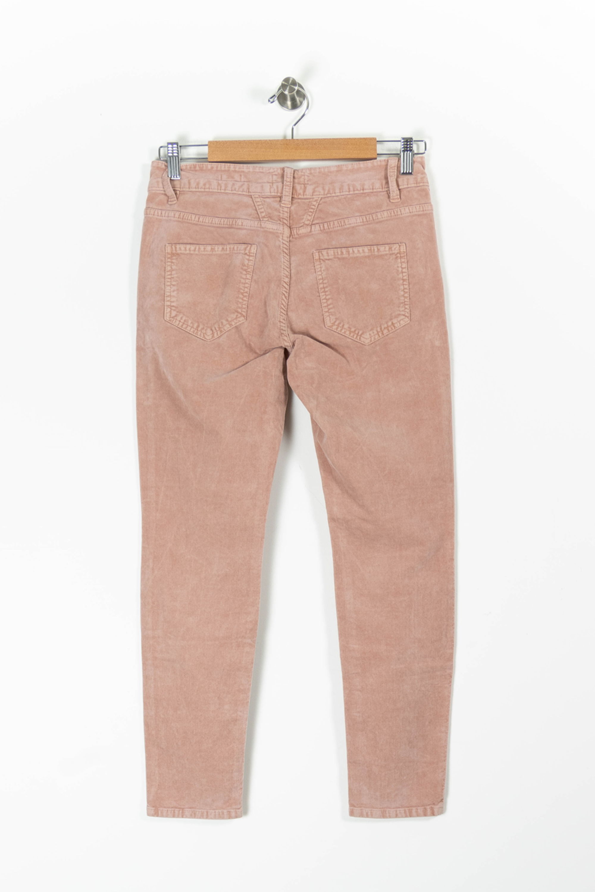 Cropped slim jeans with studs CLOSED - Seconde Main Pink