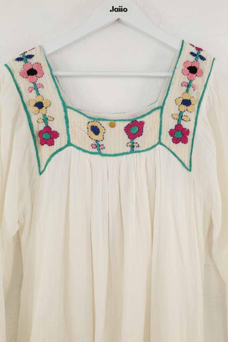 Robe ANTIK BATIK - Seconde Main Blanc