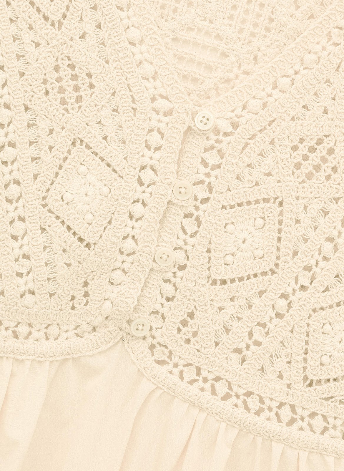 Top col V en coton BA&SH Beige