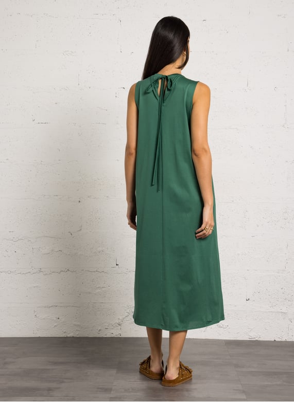 Flowy sleeveless solid maxi dress Green Max mara week end - Women | Place des Tendances Flowy sleeveless solid maxi dress Green Max mara week end - Women | Place des Tendances