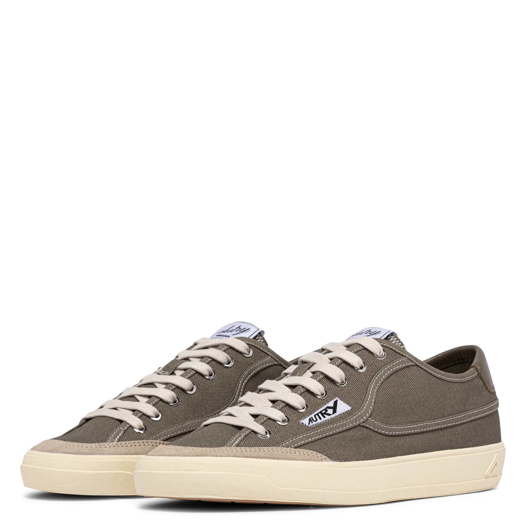 Lage sneakers met veters AUTRY Groen