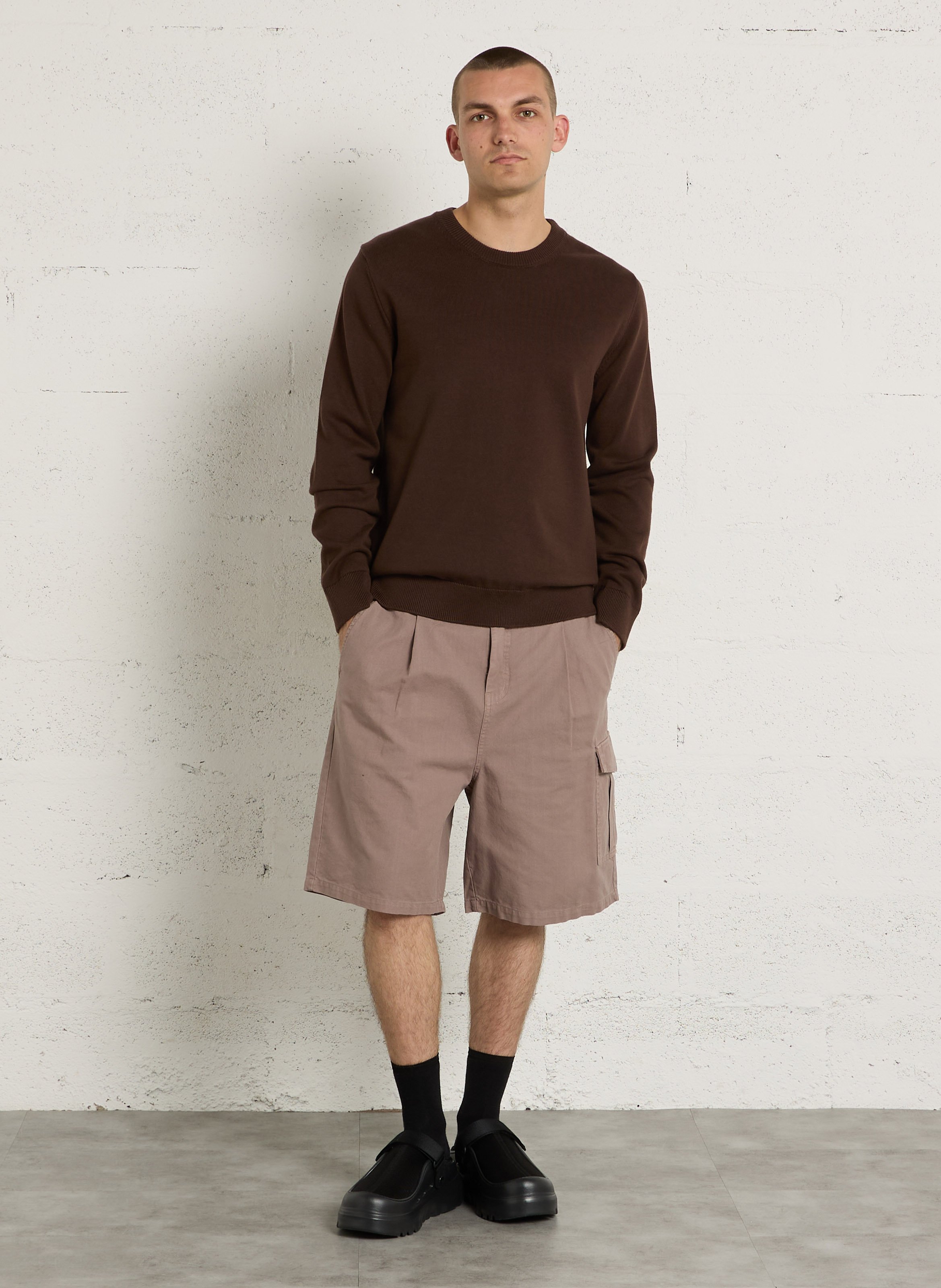 Cotton shorts SOLID Grey