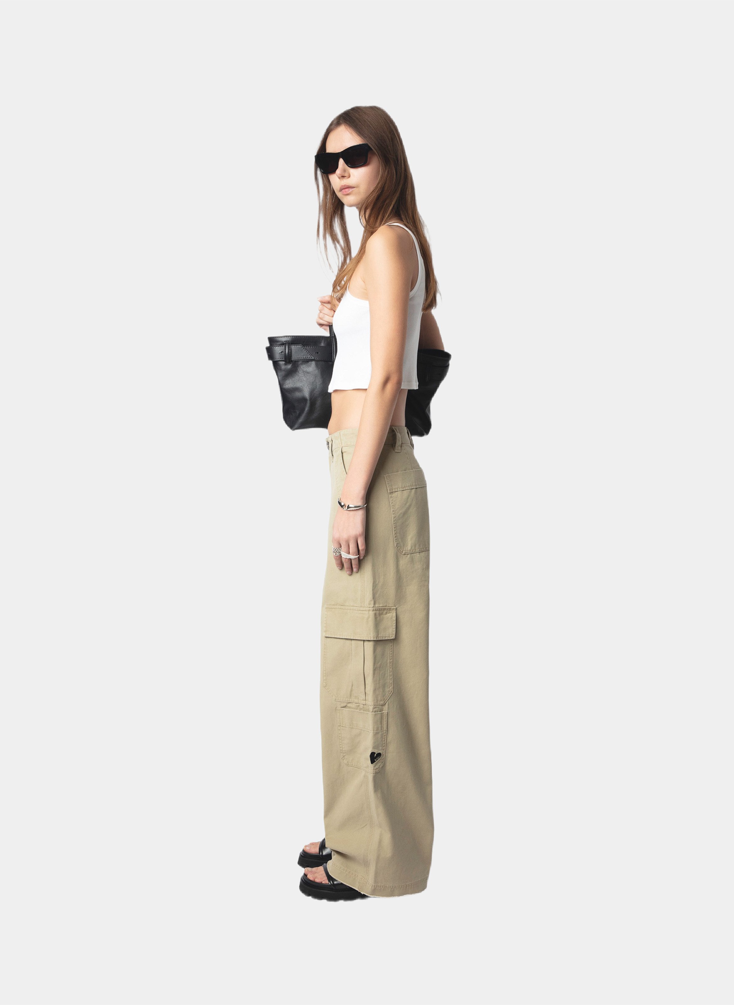 Pantalon cargo en coton  ZADIG&VOLTAIRE Beige
