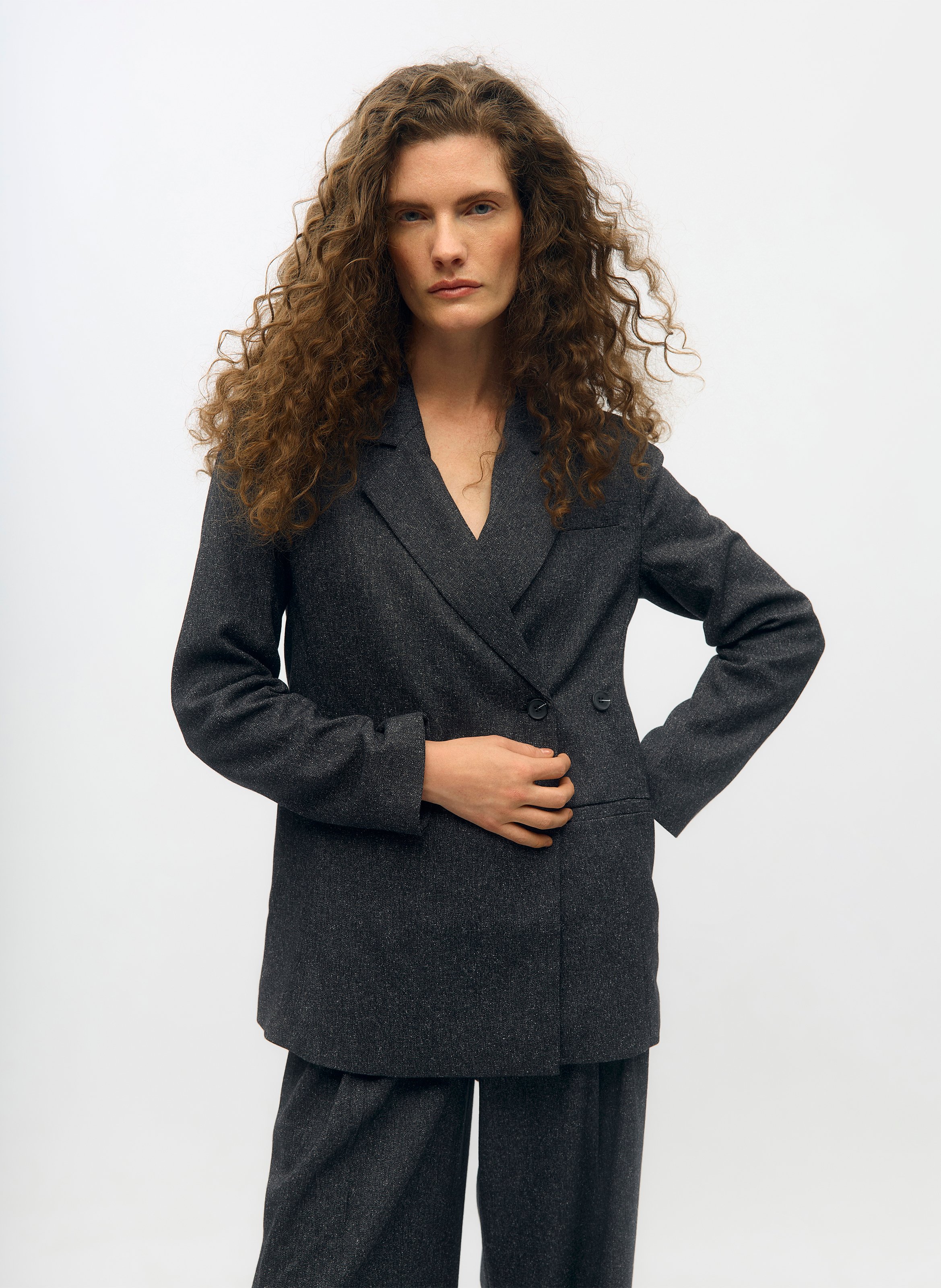 Veste de tailleur ajustée  OBJECT Noir