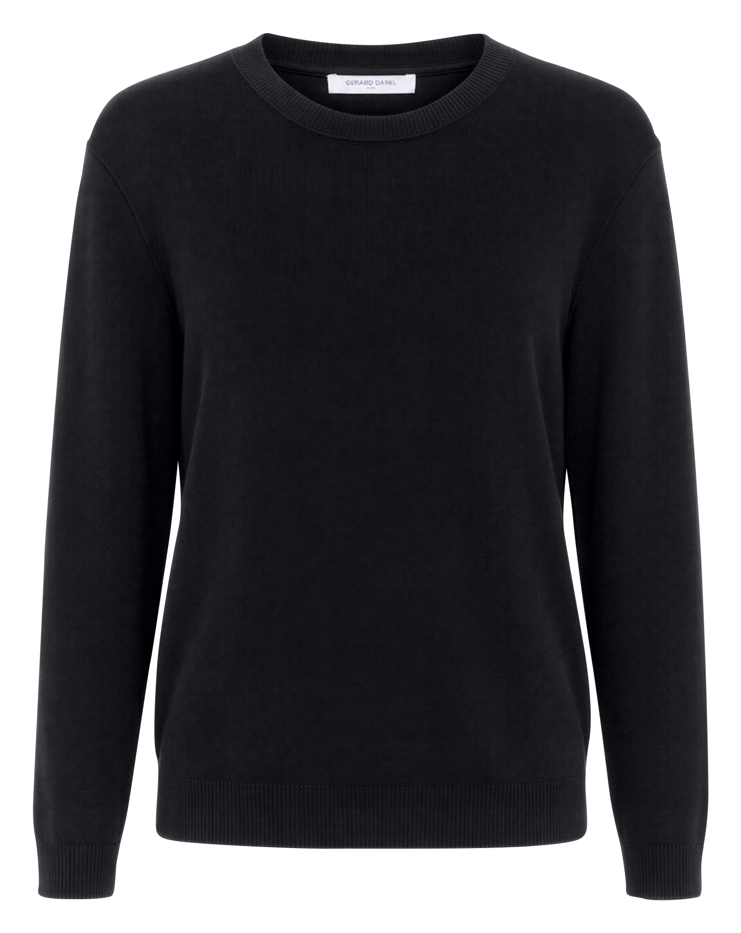 Plain round-neck T-shirt GERARD DAREL Black