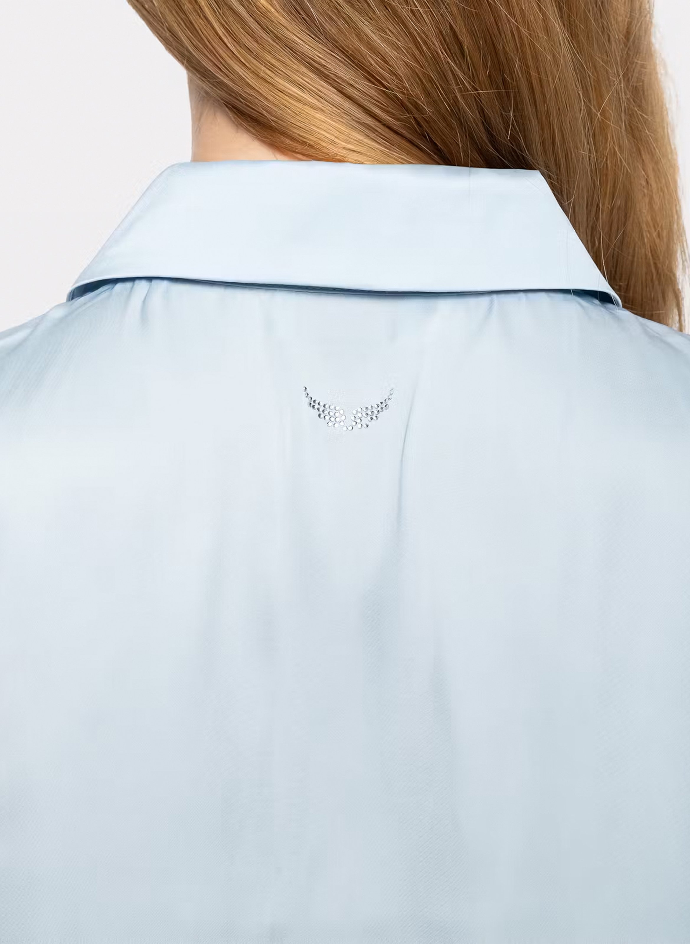 Satin straight shirt ZADIG&VOLTAIRE Blue