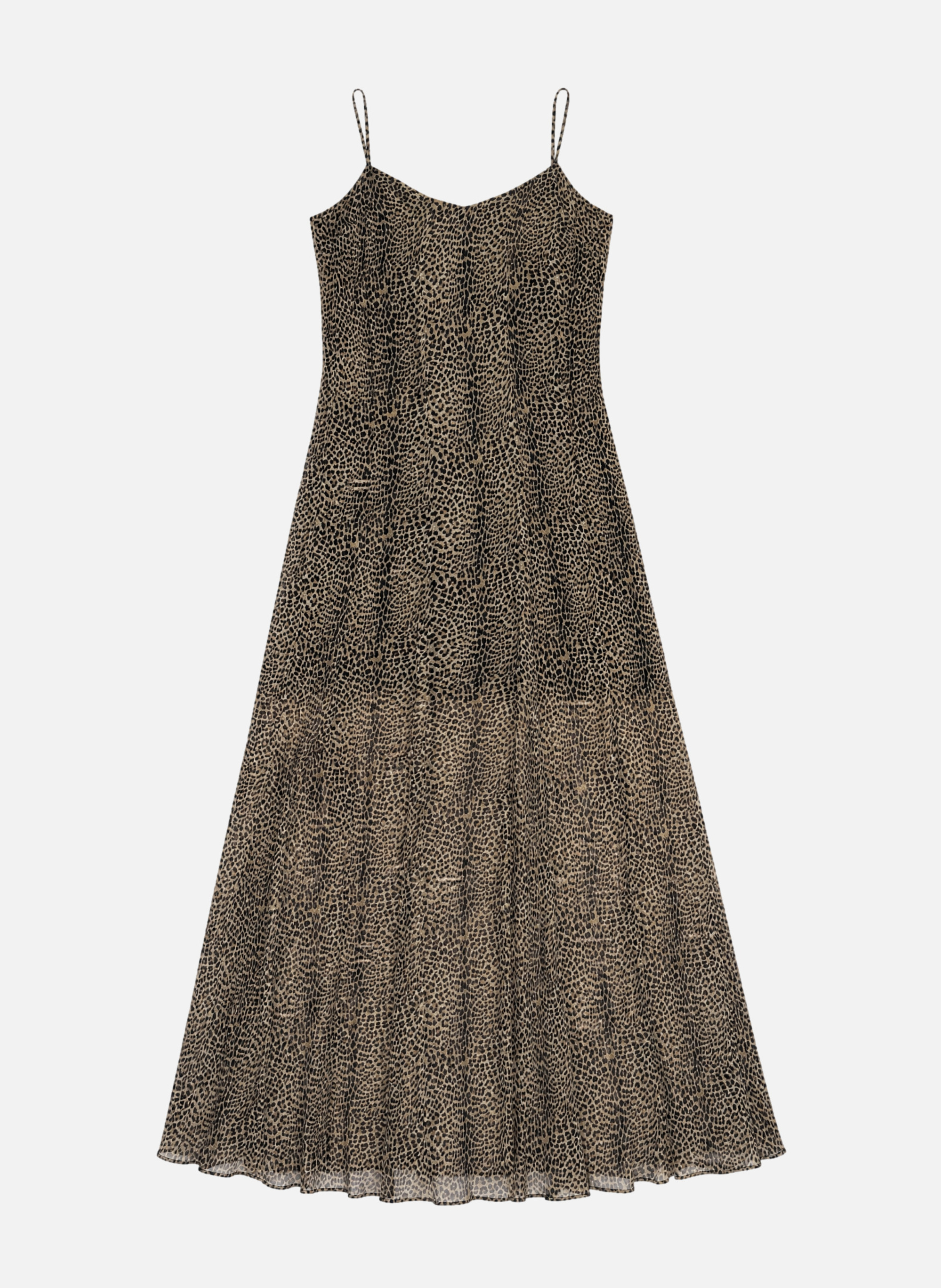 Long leopard-print dress THE KOOPLES Multicolored