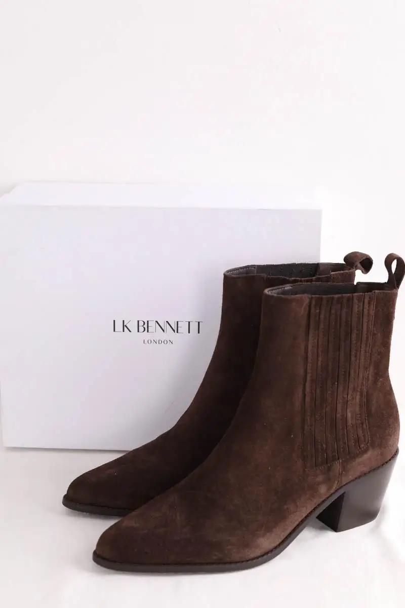 Ankle boots LK BENNETT - Seconde Main Brown