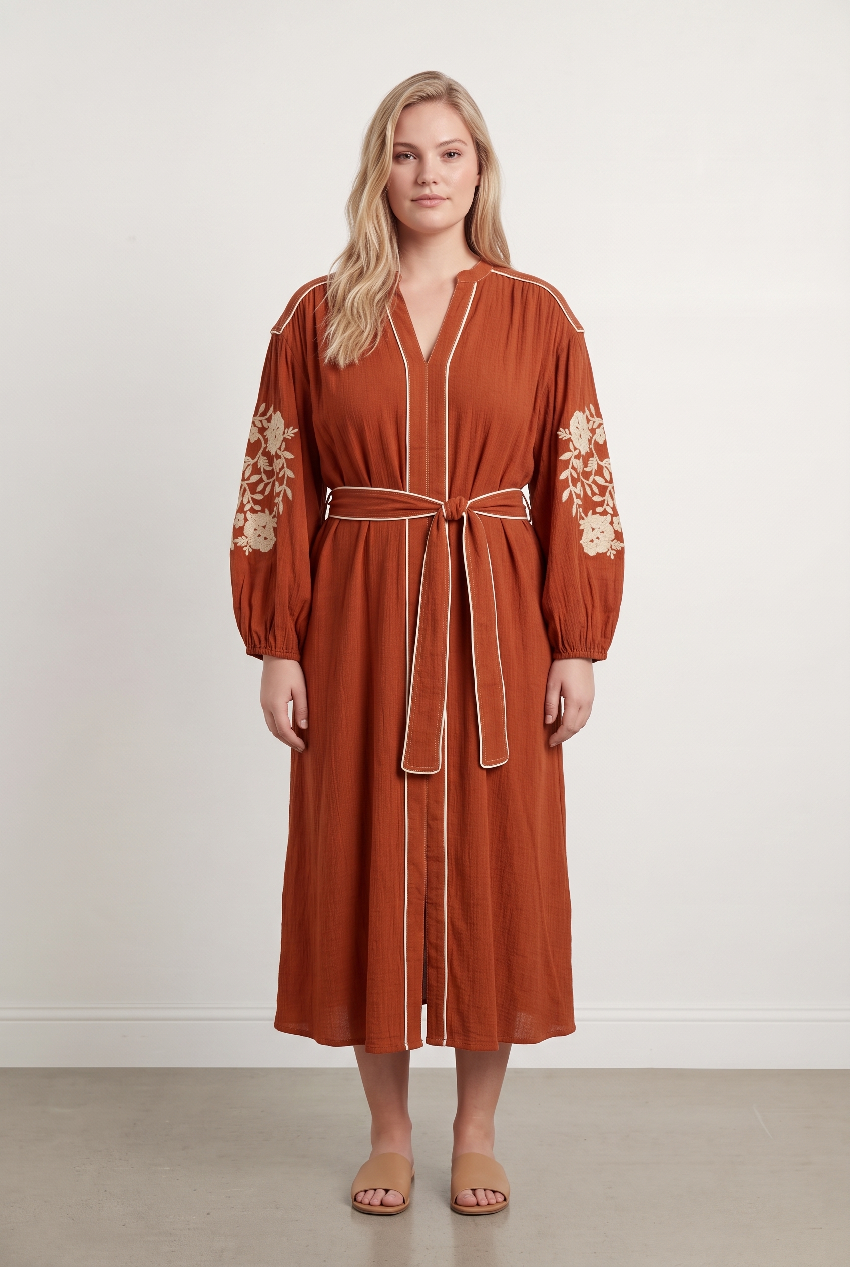 Long dress STELLA FOREST - SECONDE MAIN Orange