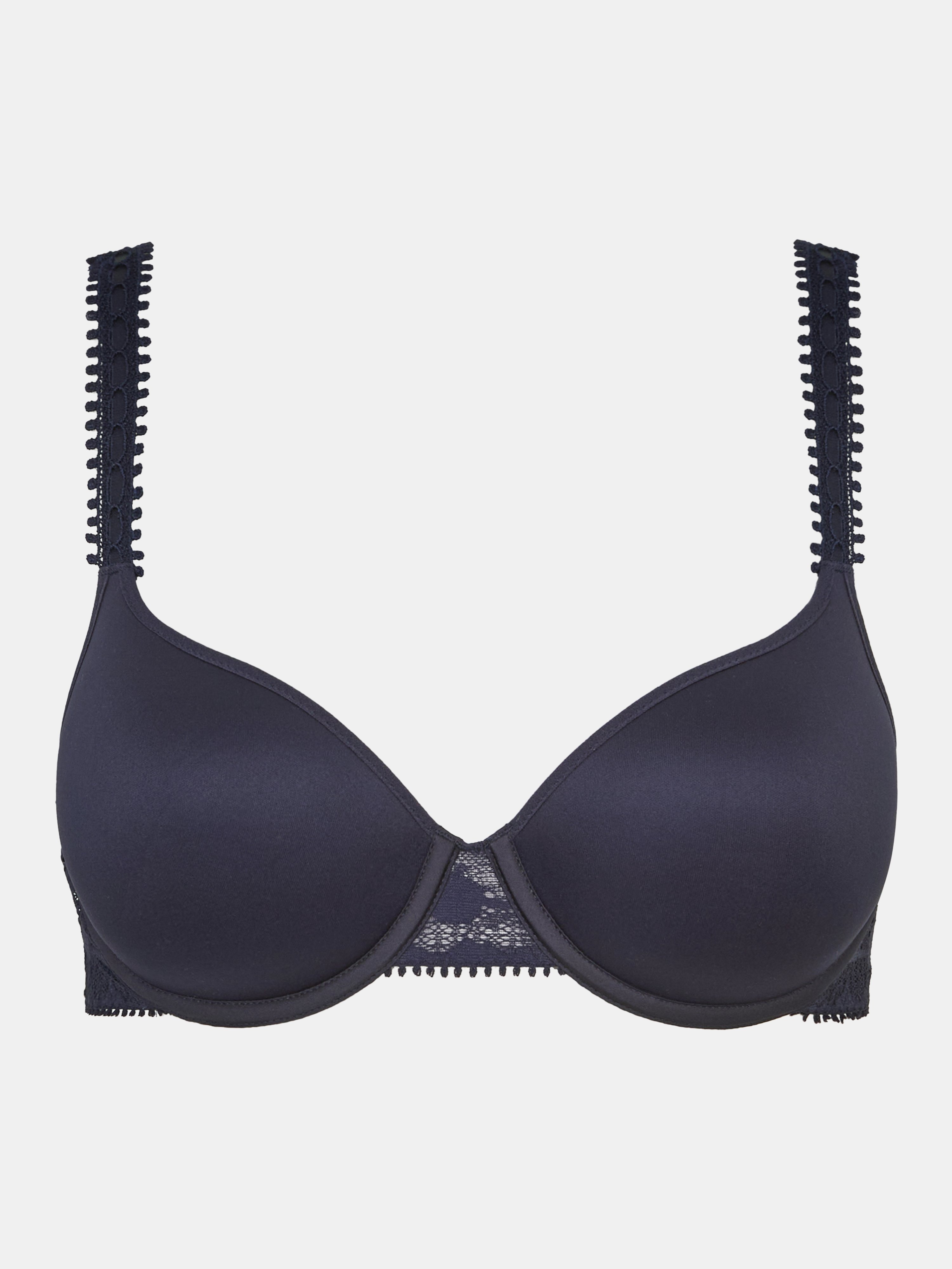 Full-cup shape memory bra CHANTELLE Blue