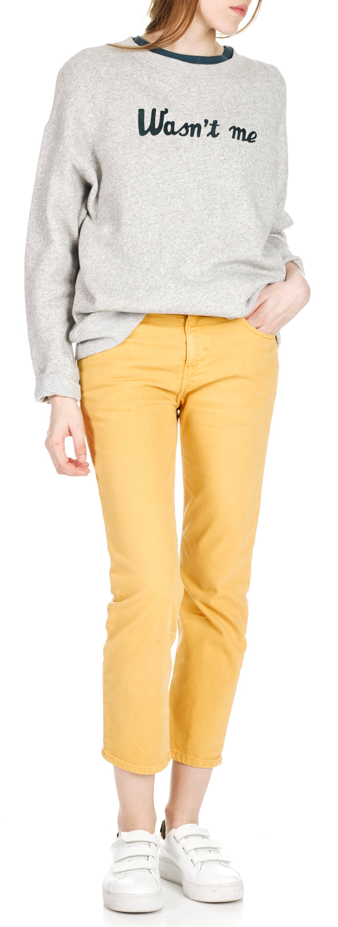 Jean cropped droit SWILDENS Jaune