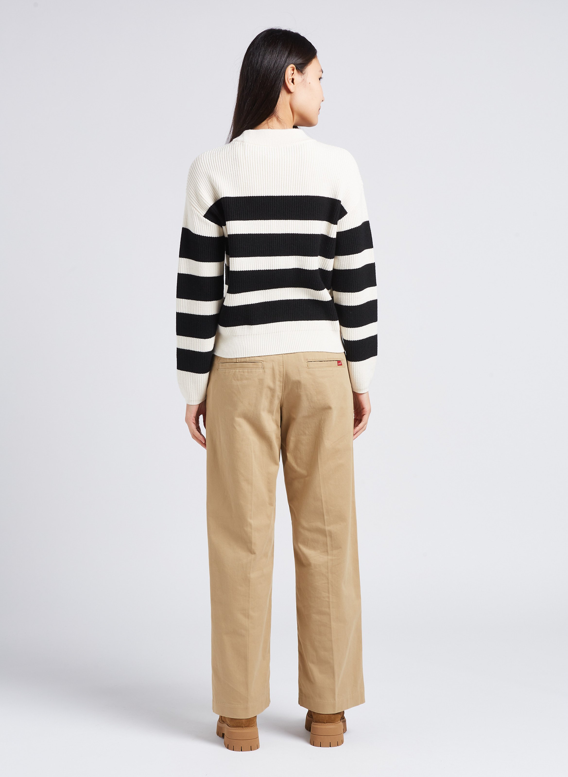 Pantalon droit en coton LEVI'S Beige