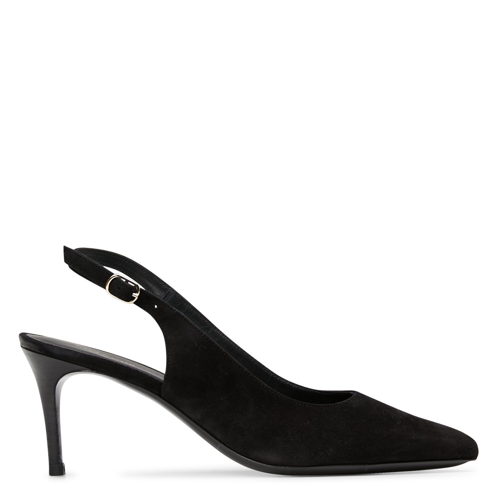 Escaprins en cuir velours RIVECOUR Noir