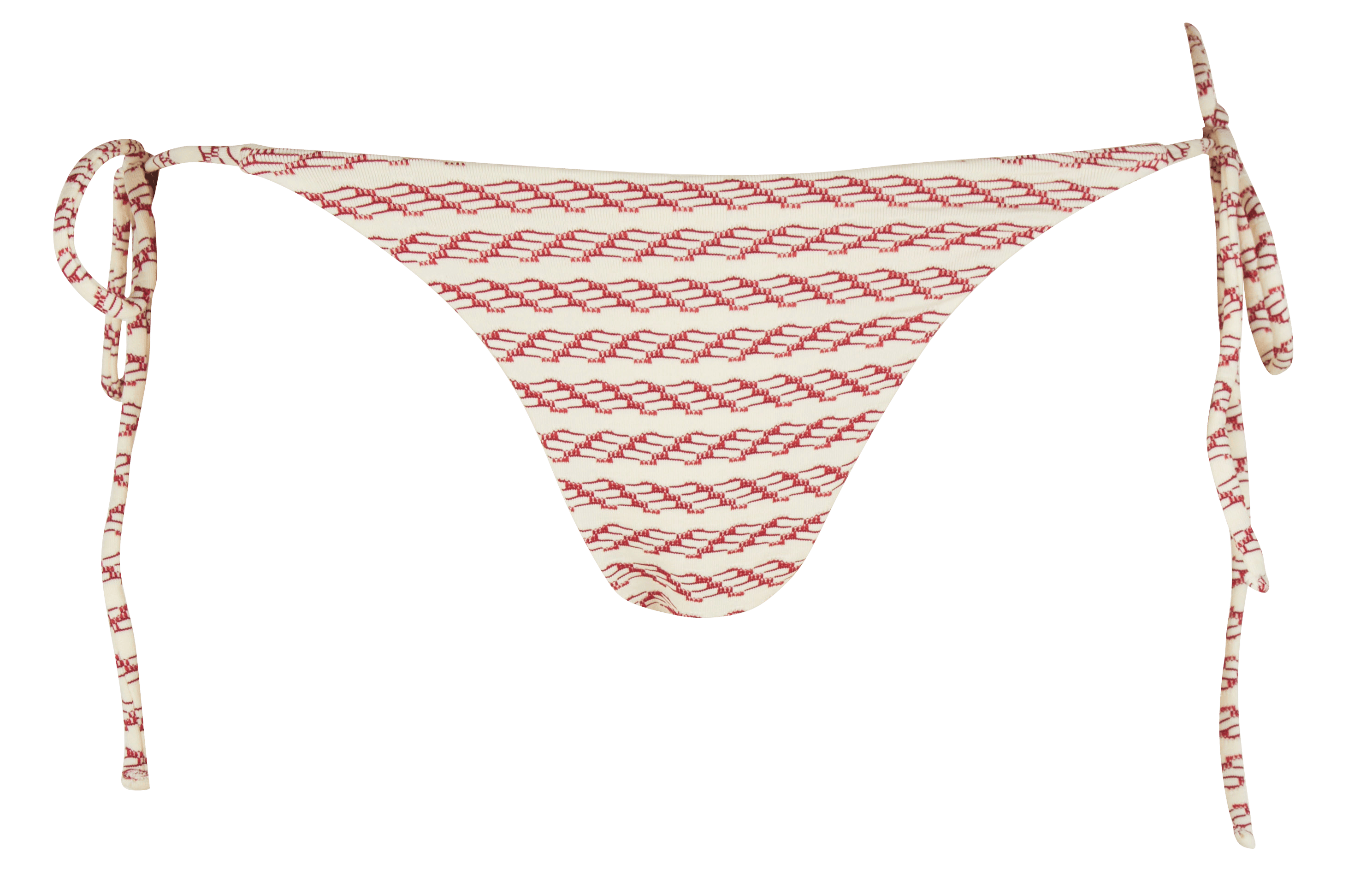 Bas de maillot de bain brodé et échancré ROBIN COLLECTION Multicolore