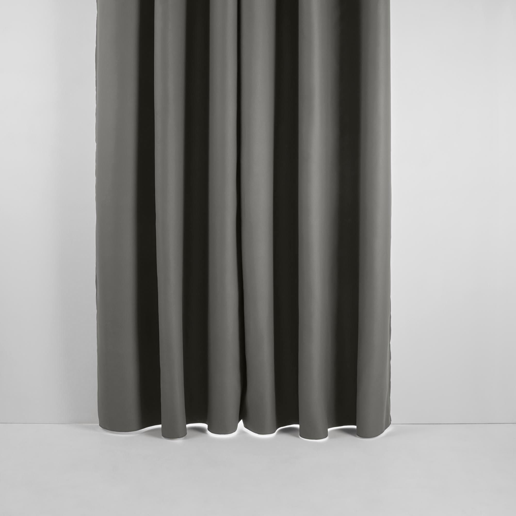 NIGHT - Blackout curtain with eyelets MADURA Grey