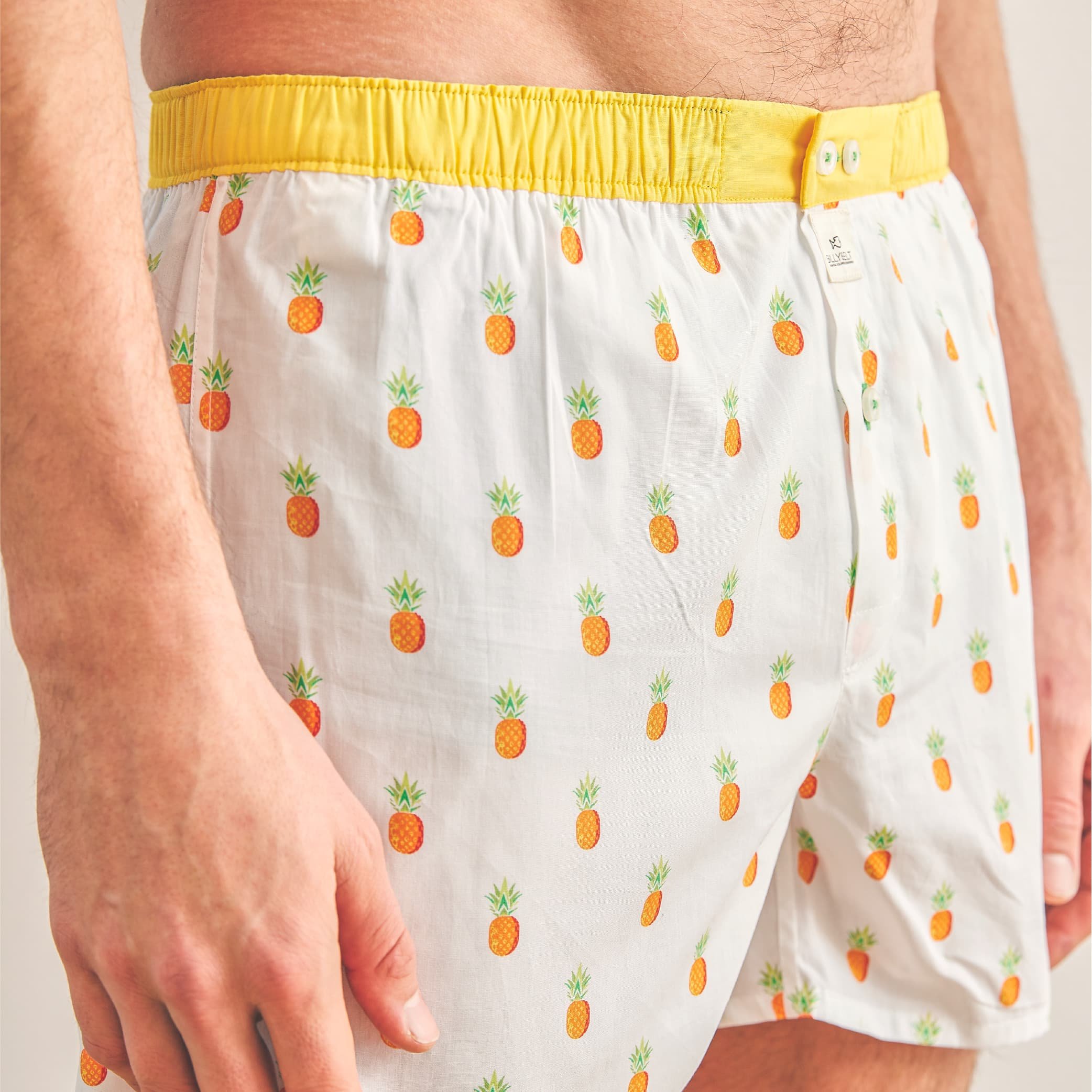 Organic cotton boxer shorts BILLYBELT White