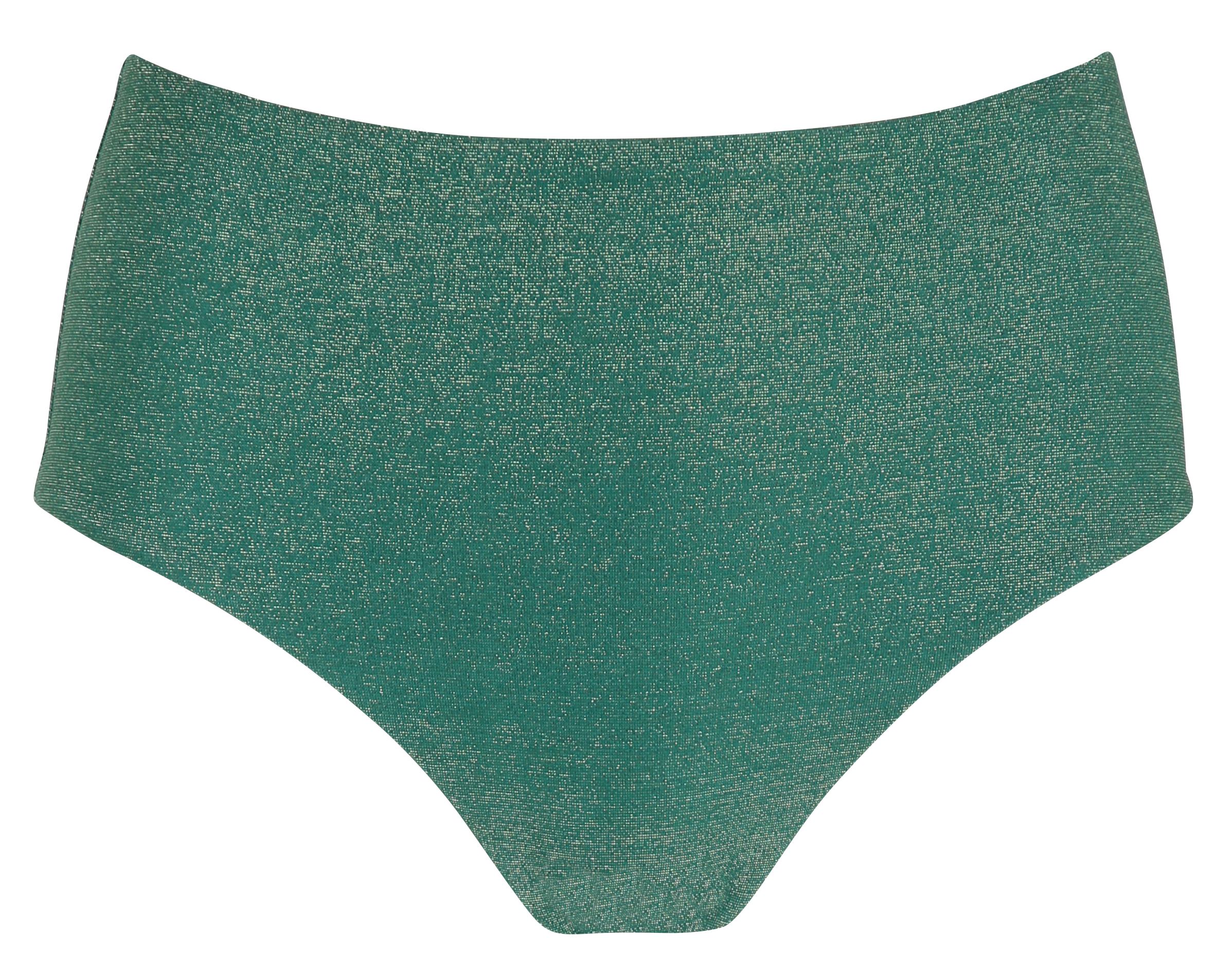 Bas de maillot de bain taille haute pailleté ROBIN COLLECTION Vert