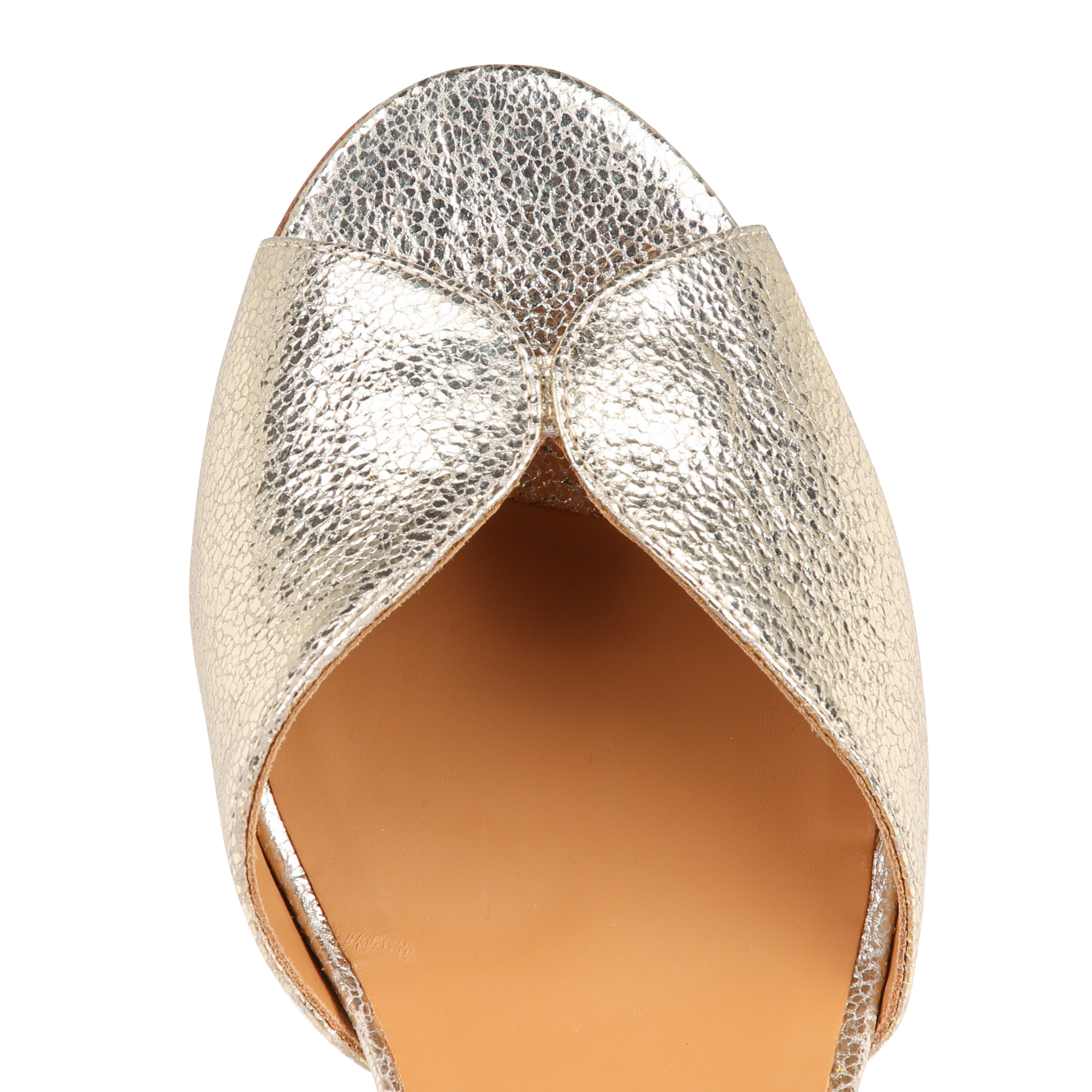 Sandales hautes en cuir BOBBIES Doré