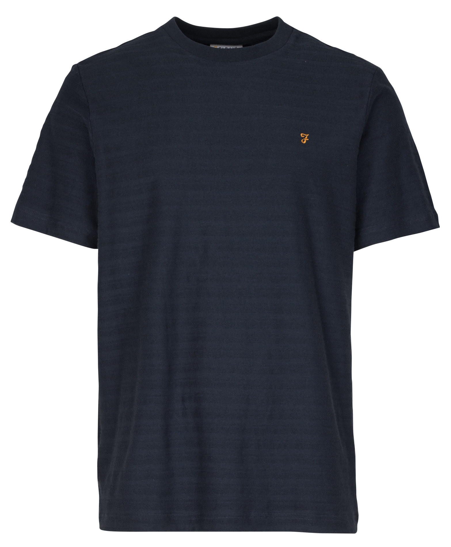 Straight-cut organic cotton T-shirt FARAH Blue
