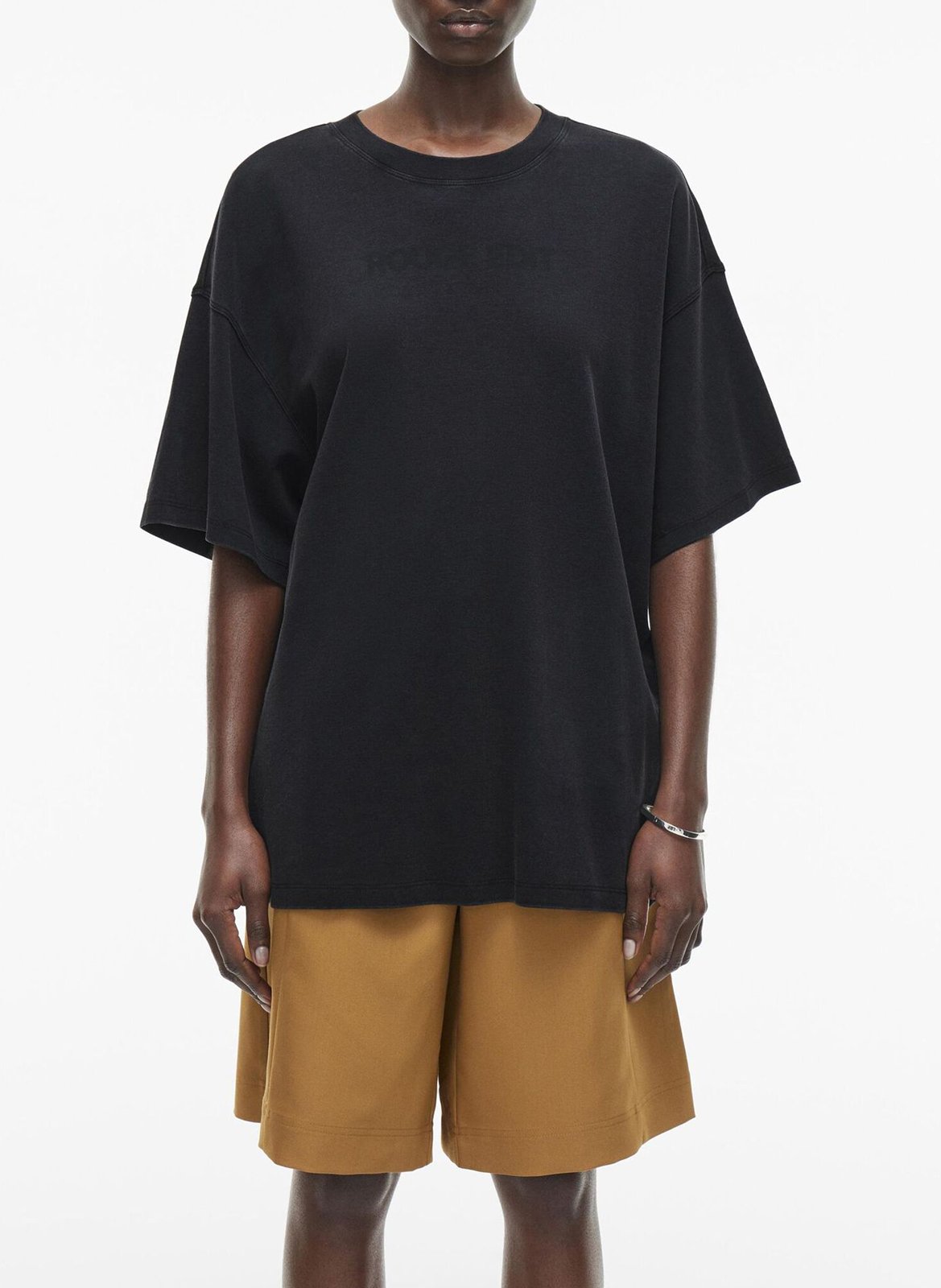 Oversized organic cotton T-shirt ROUGE EDIT Grey