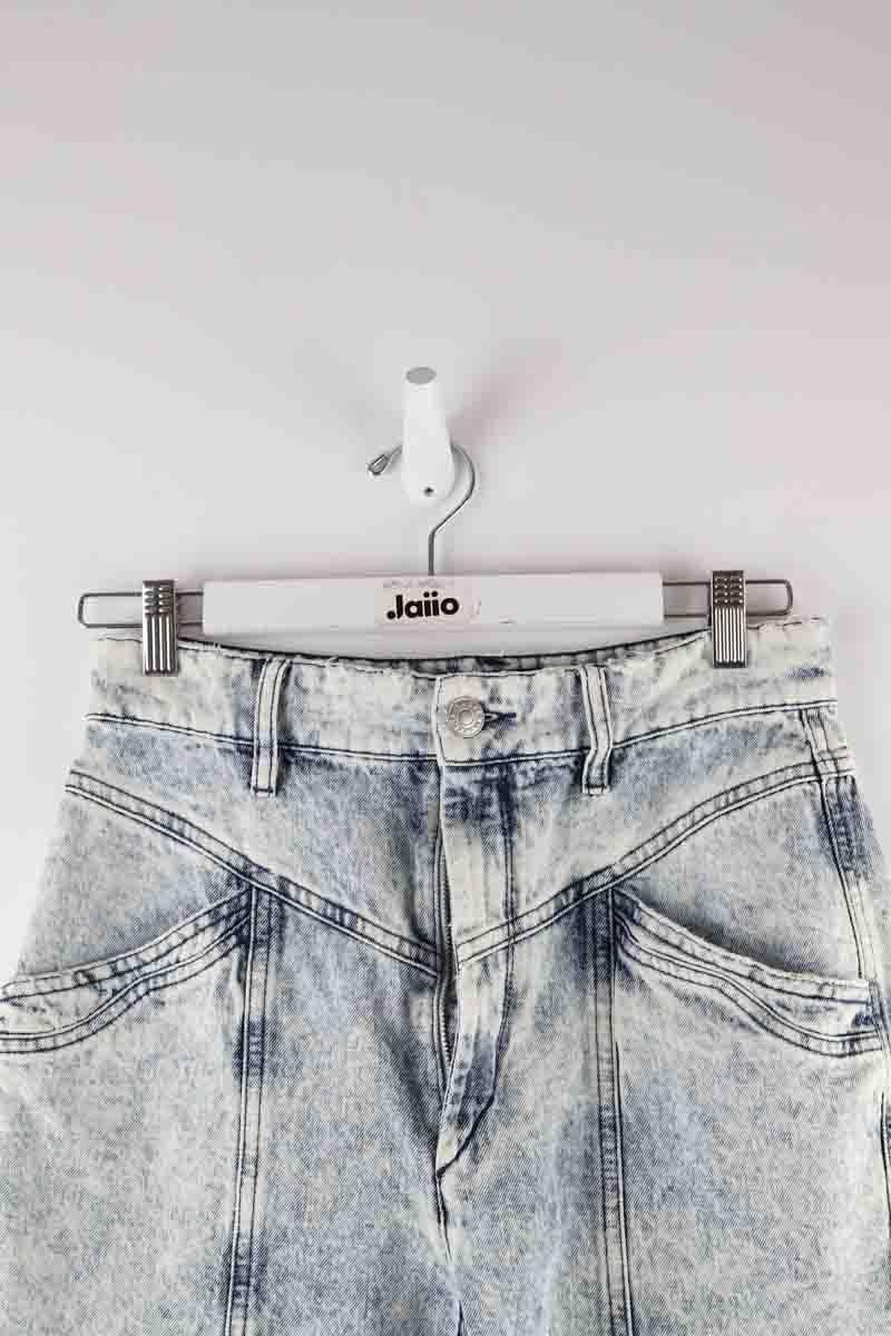 Cotton straight jeans ISABEL MARANT - Seconde Main Blue